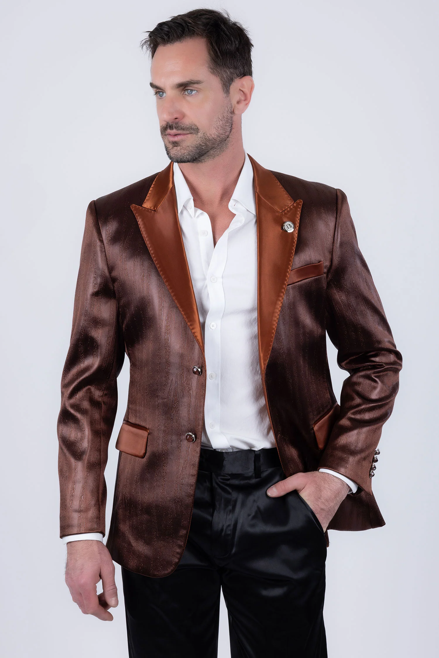 Alaric Satin Blazer - Image 16
