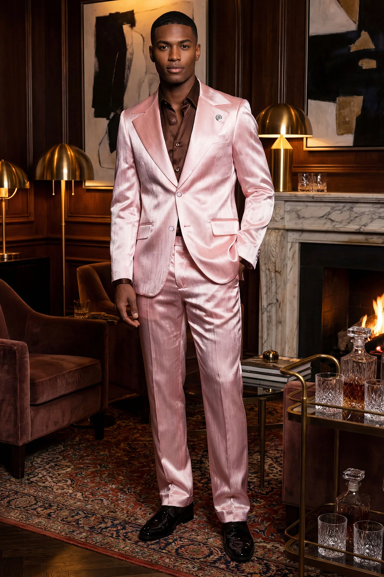 Alaric Satin Suit - Image 5