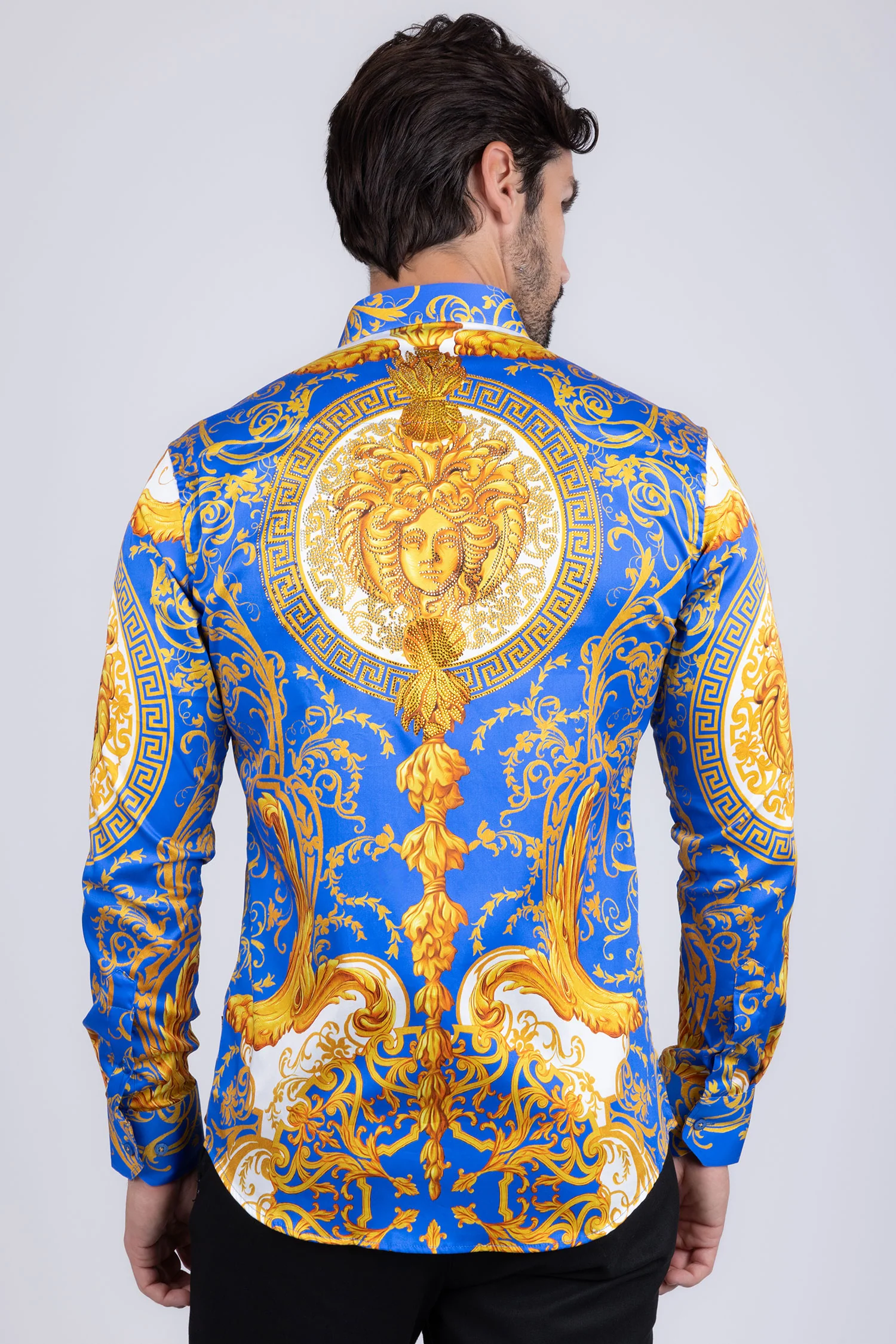 Andre Baroque Rhinestone Long Sleeve Shirt - Image 14