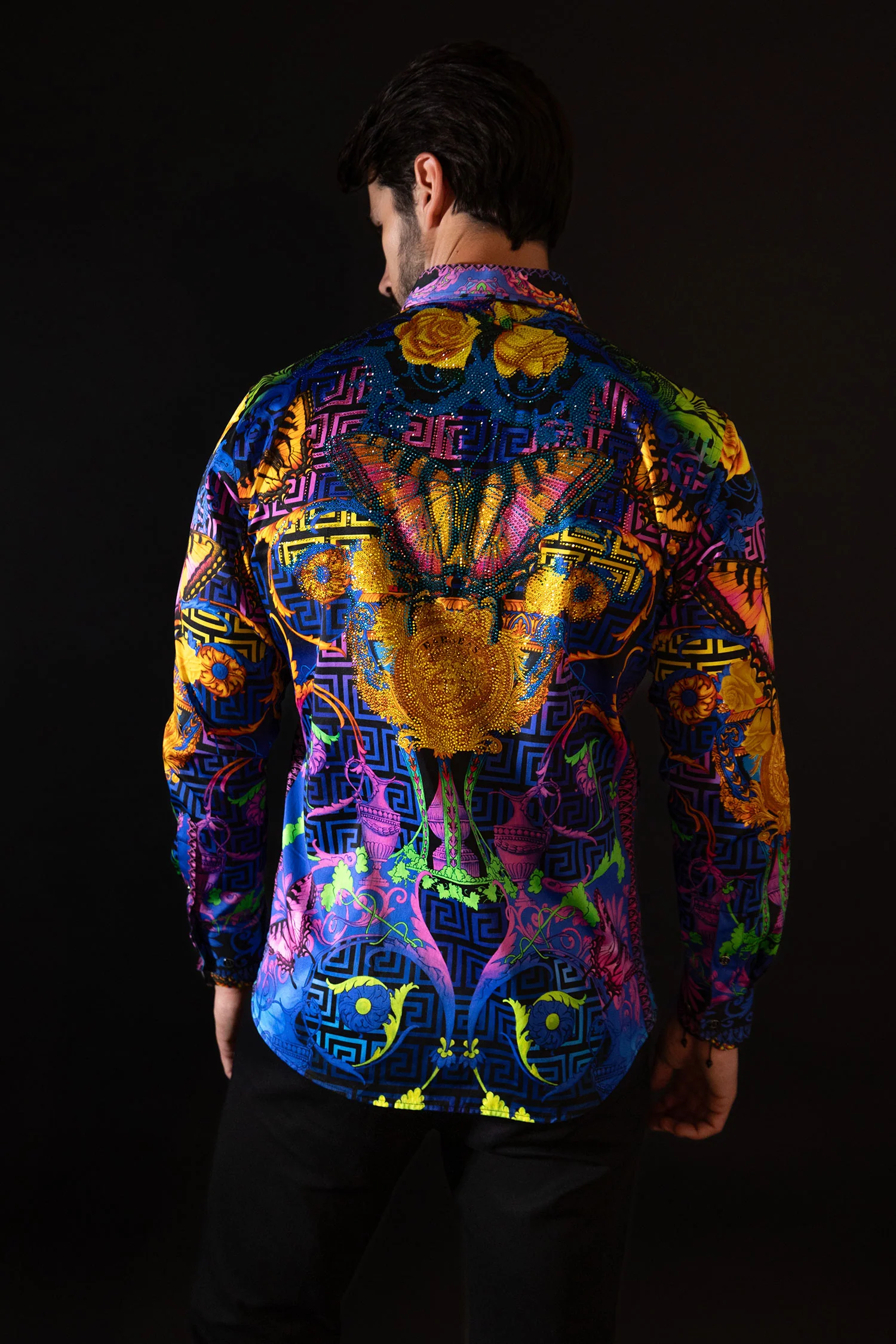 Antananarivo Rhinestone Long Sleeve Shirt - Image 6