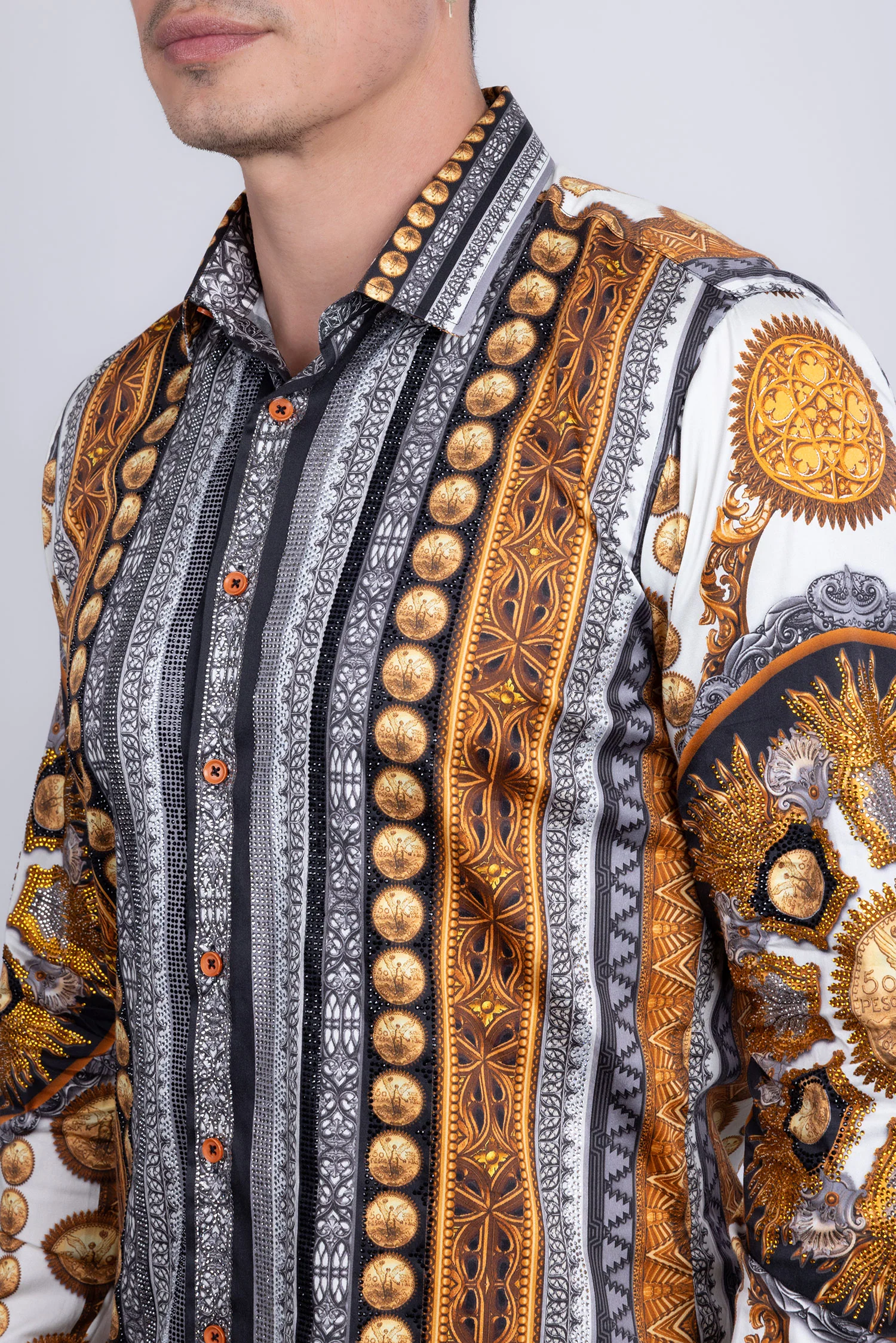Aviv Rhinestone Long Sleeve Shirt - Image 11