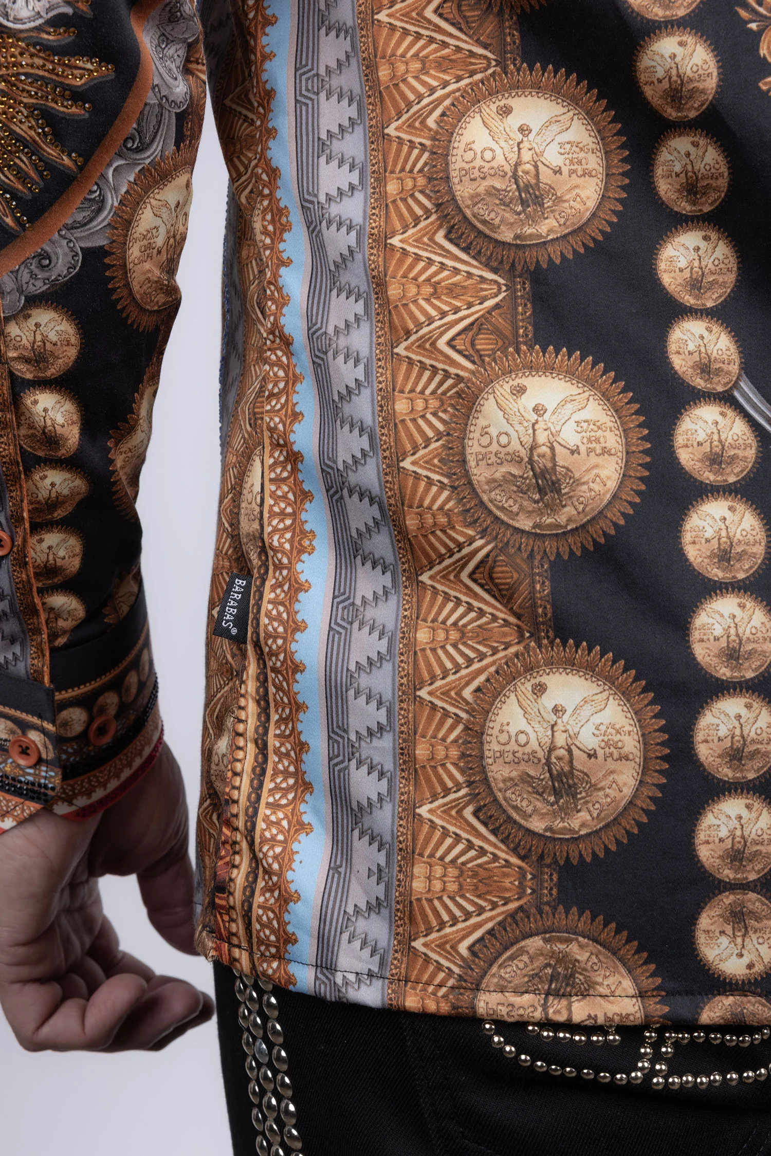 Aviv Rhinestone Long Sleeve Shirt - Image 17
