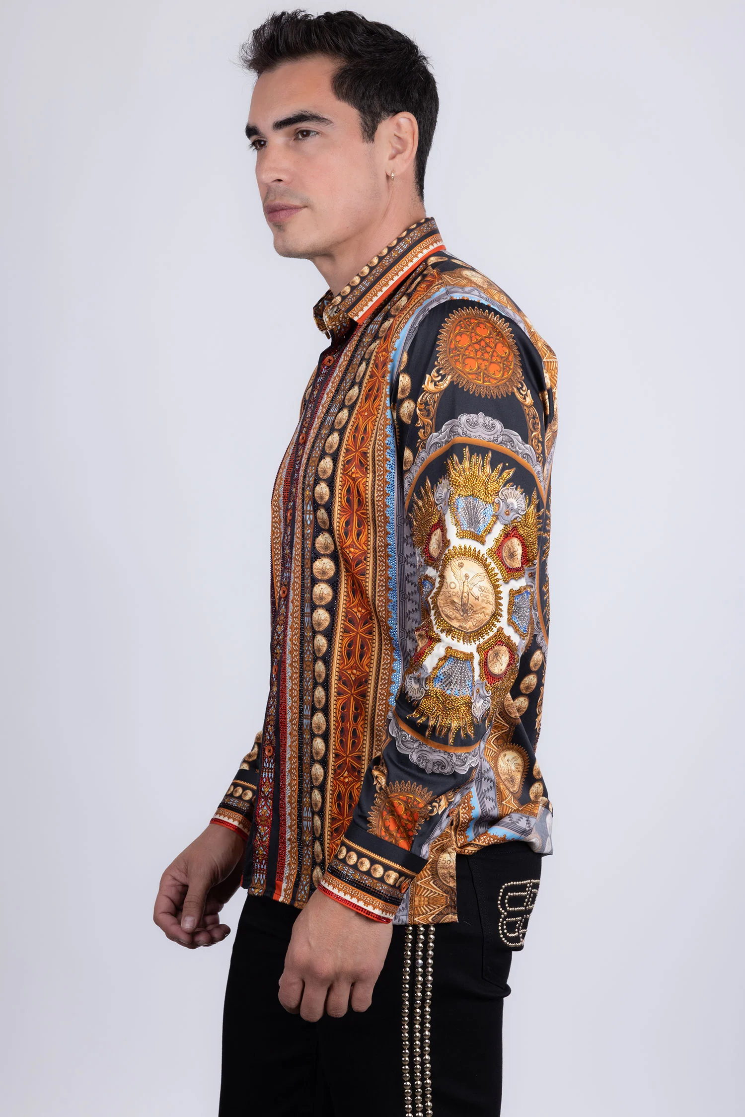 Aviv Rhinestone Long Sleeve Shirt - Image 19