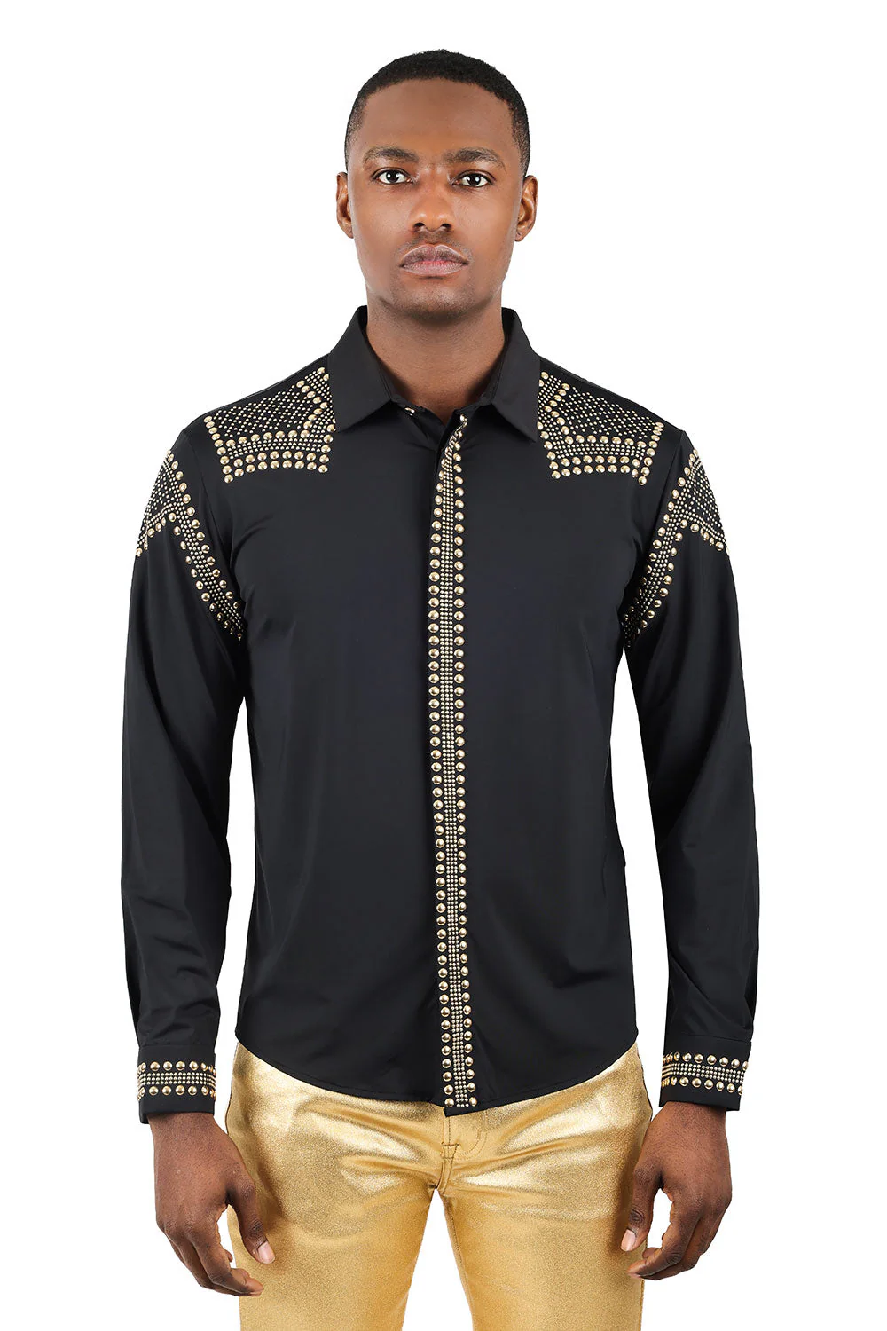 Bad Boy Rivet-Studded Long Sleeve Shirt - Image 19