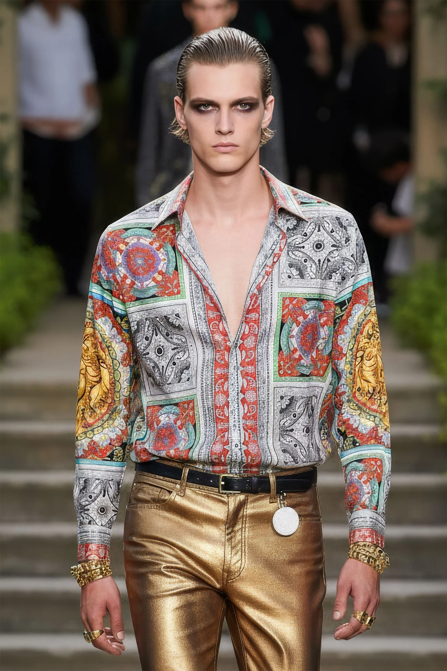 Baroque swatches Long Sleeve Shirt