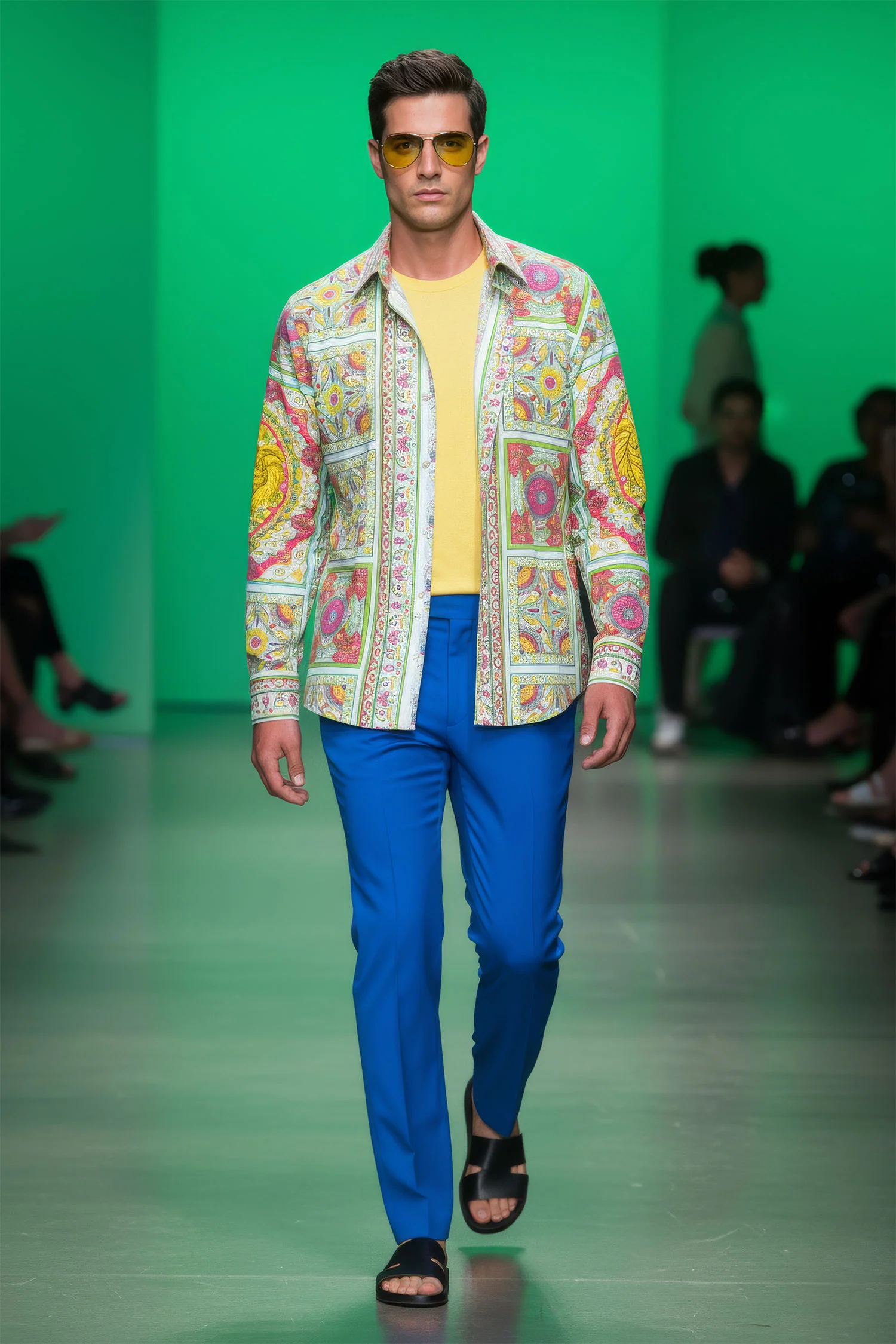 Baroque swatches Long Sleeve Shirt - Image 4