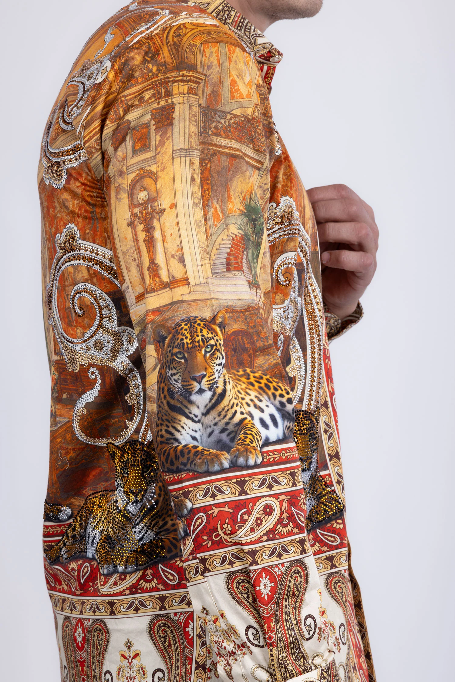 Beale Rhinestone Long Sleeve Shirt - Image 15