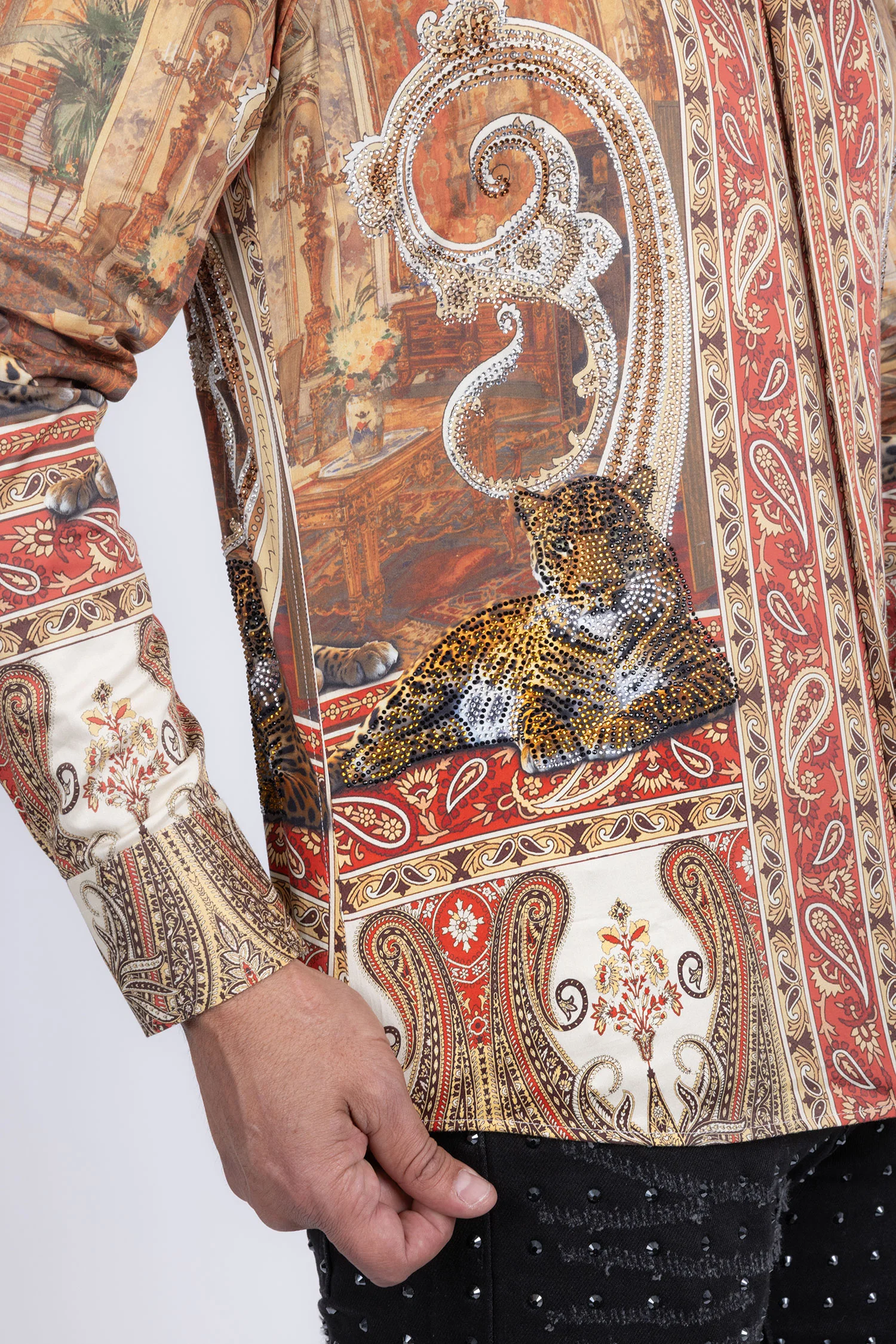 Beale Rhinestone Long Sleeve Shirt - Image 18