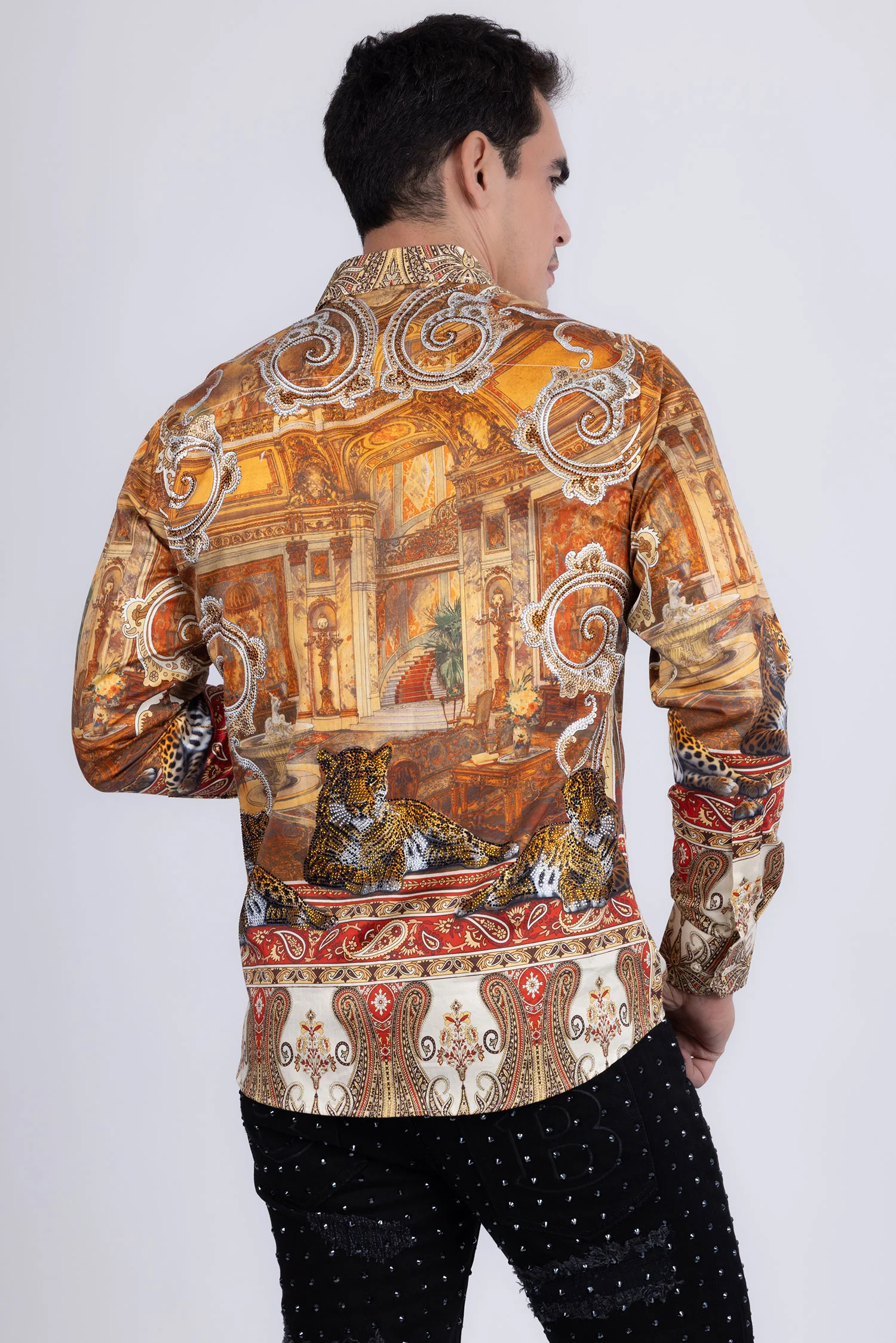 Beale Rhinestone Long Sleeve Shirt - Image 21