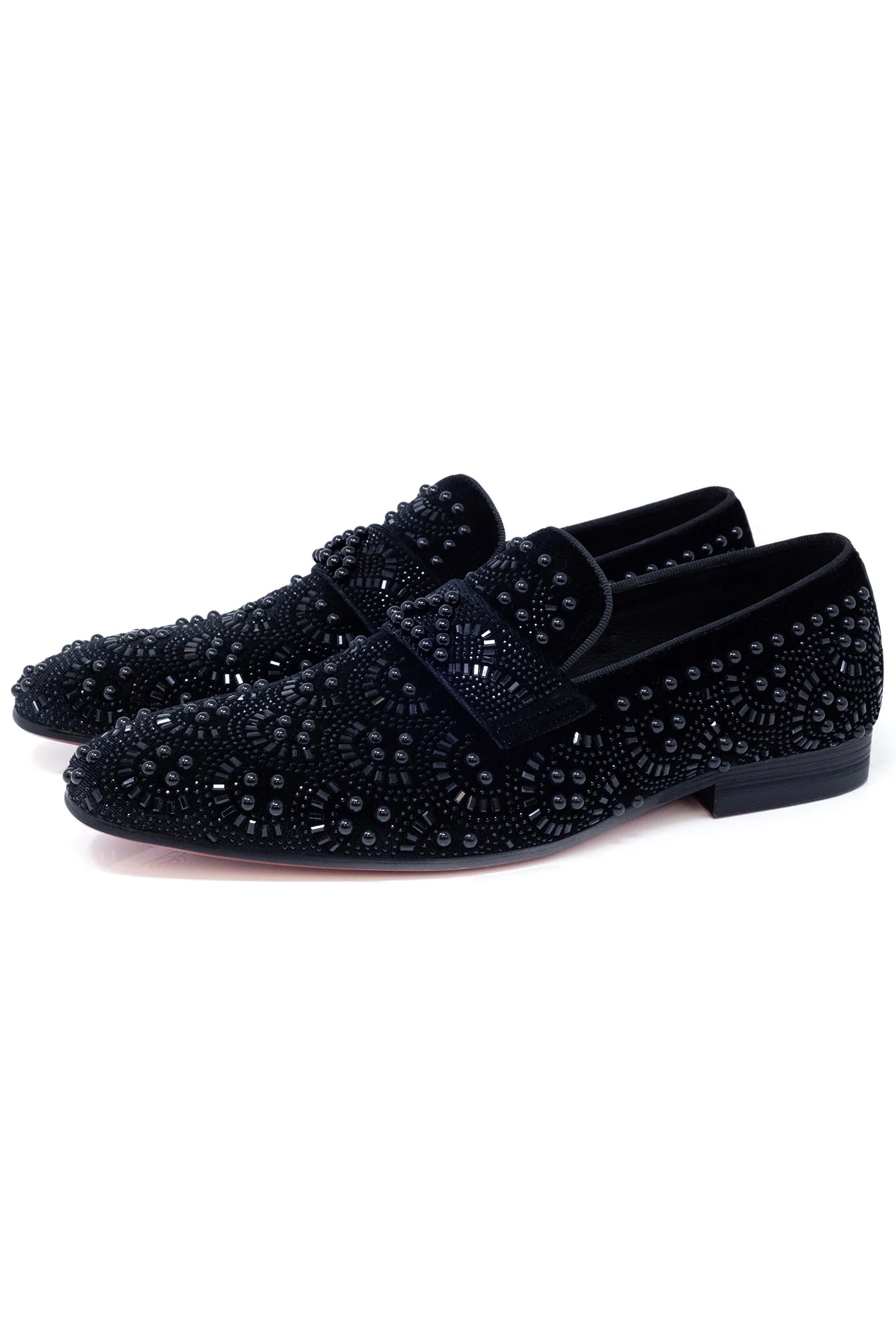 Berlin Rhinestone Pearl Loafers Shoes - Image 8