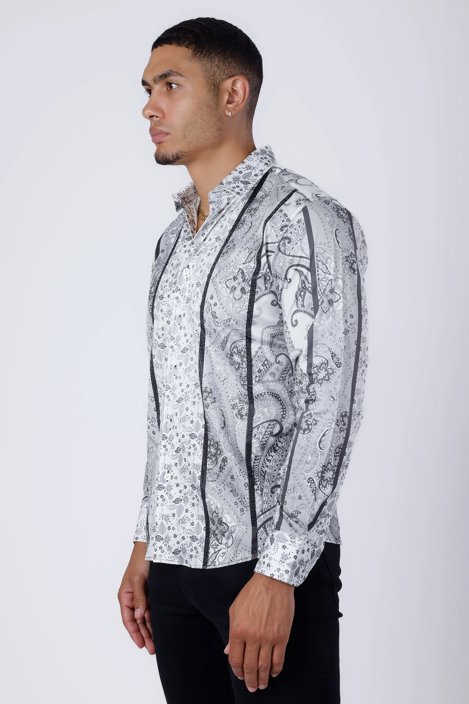 Blushwrap Rhinestone Long Sleeve Shirt - Image 10