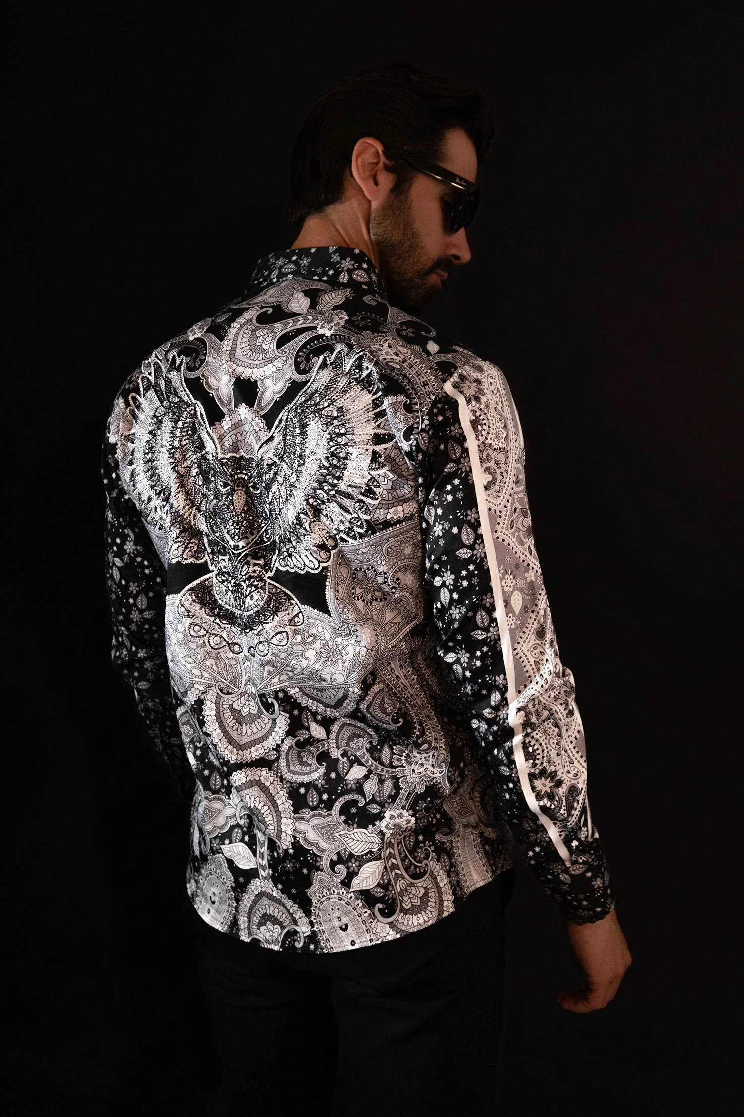 Blushwrap Rhinestone Long Sleeve Shirt - Image 3