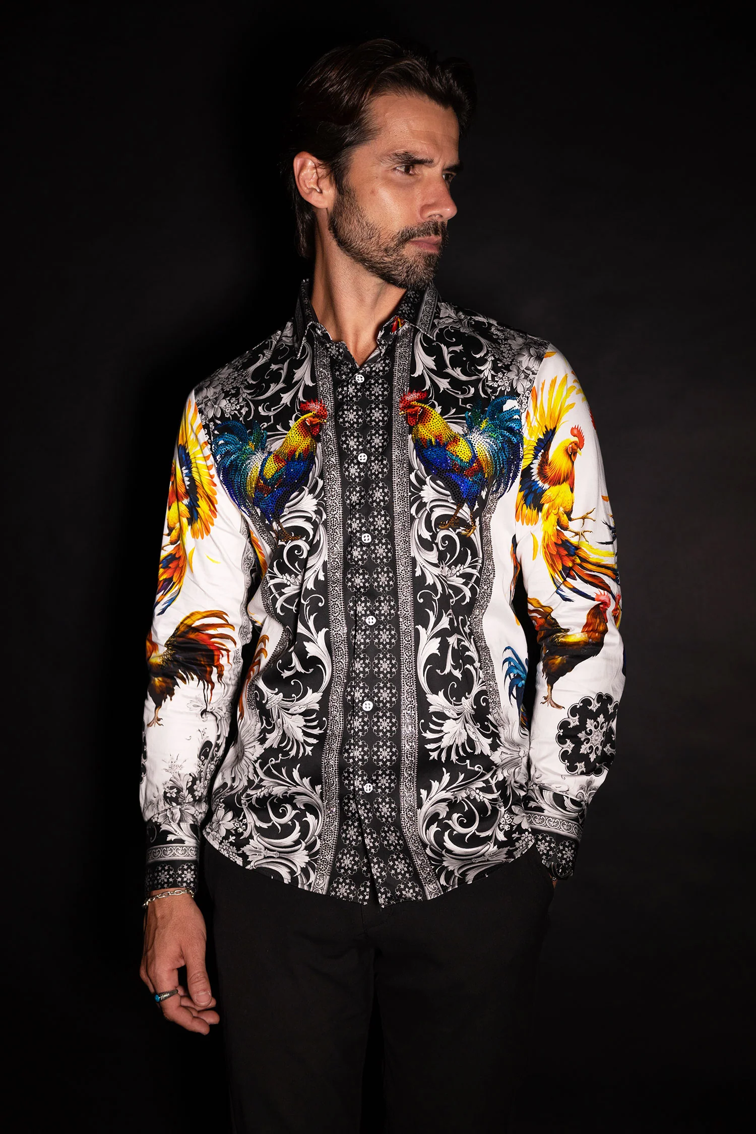 Bozeman Rhinestone Long Sleeve Shirt - Image 5