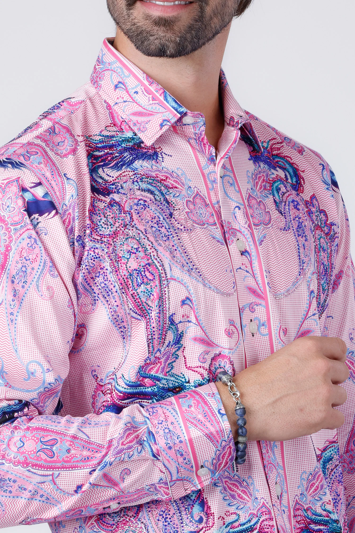 Breechquilt Rhinestone Long Sleeve Shirt - Image 12