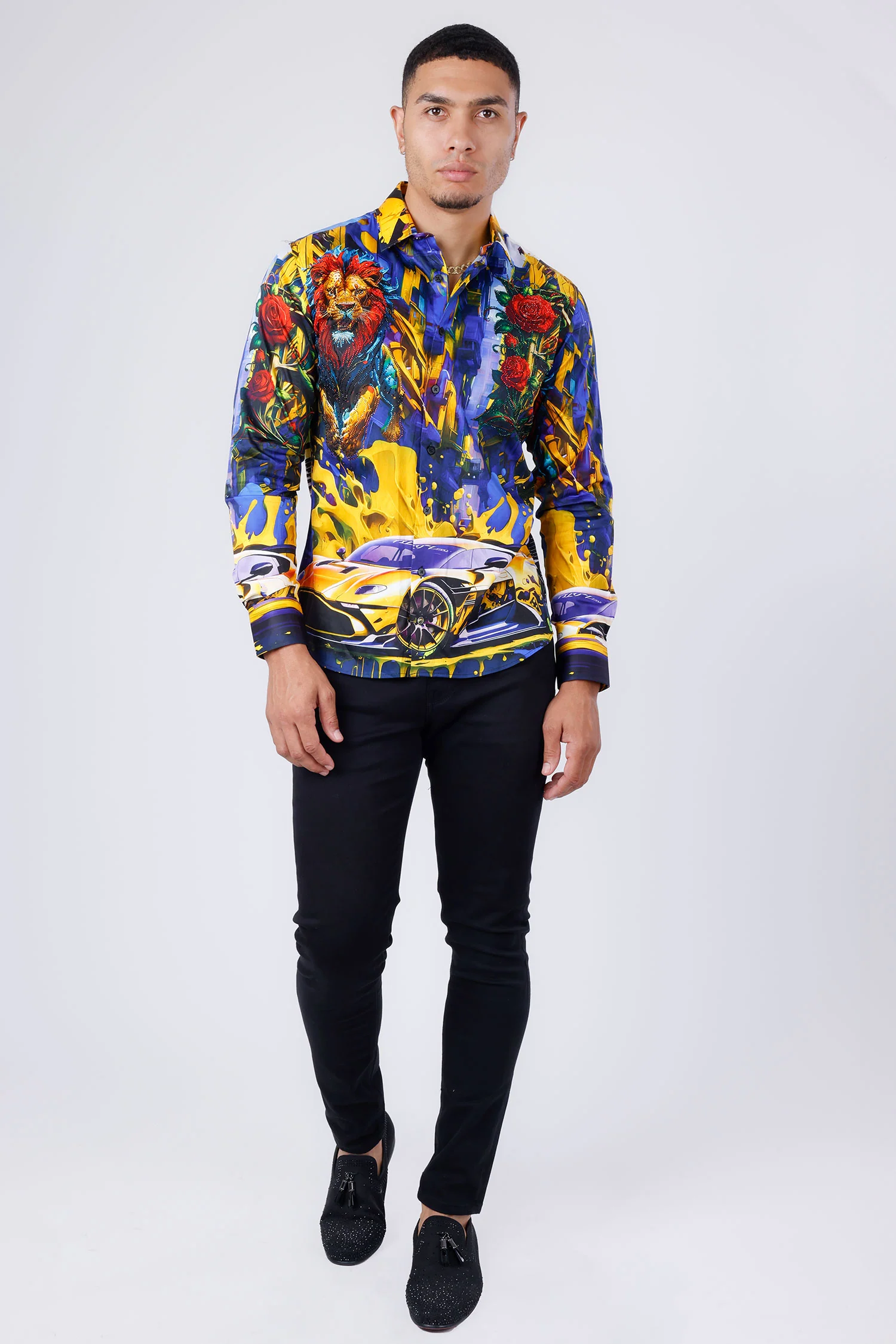 Breezery Rhinestone Long Sleeve Shirt - Image 15