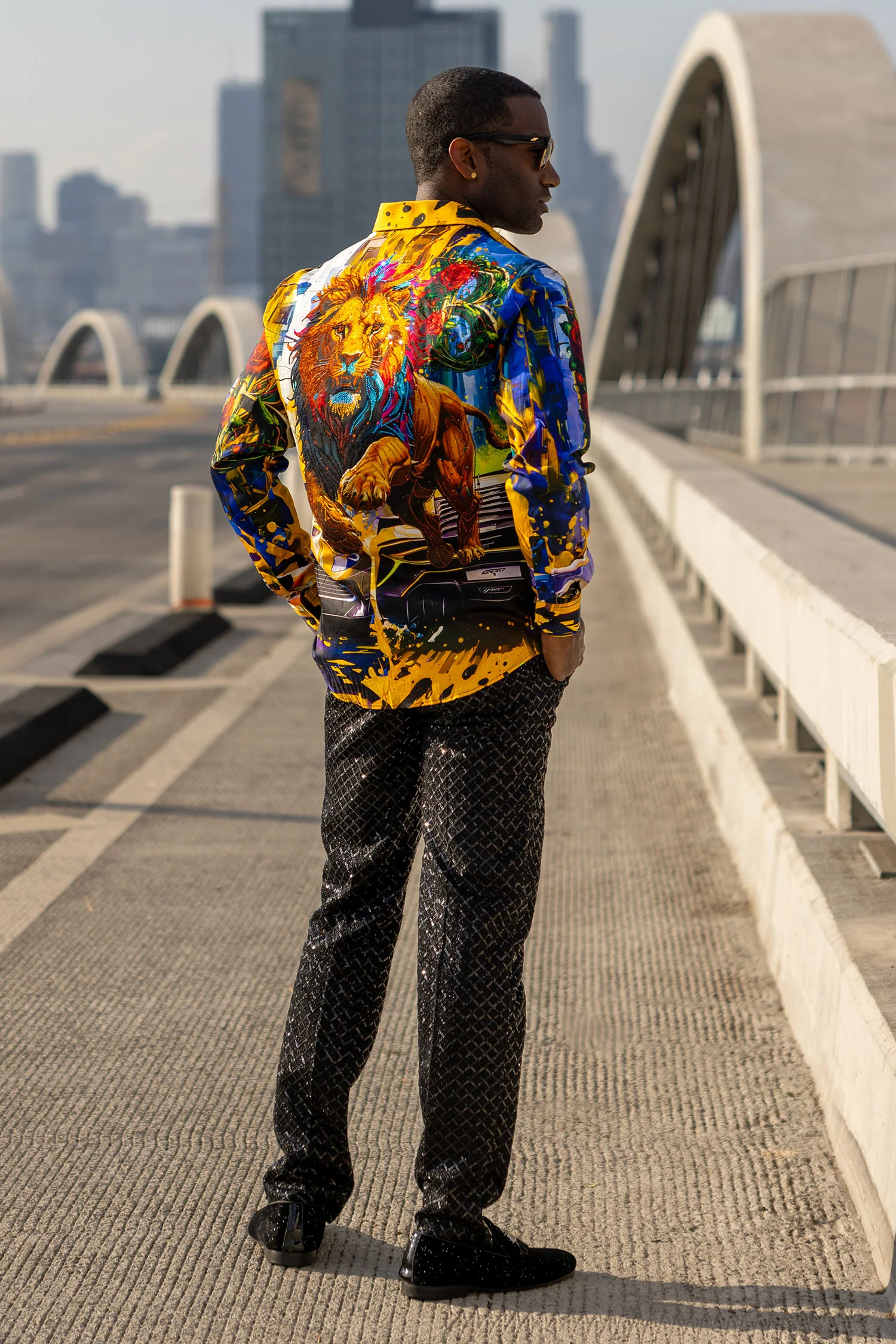 Breezery Rhinestone Long Sleeve Shirt - Image 7