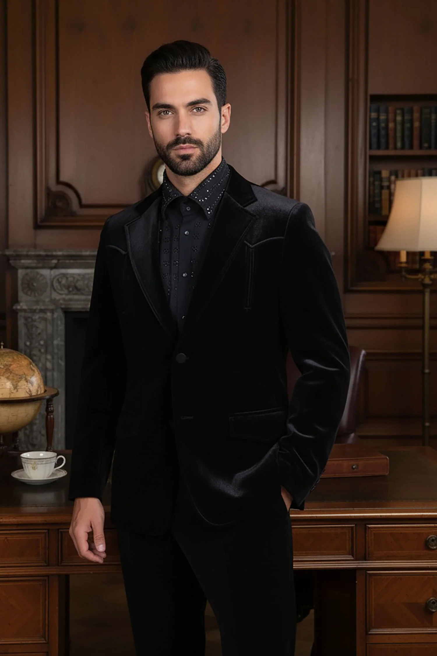 Bucharest Velvet Blazer - Image 7