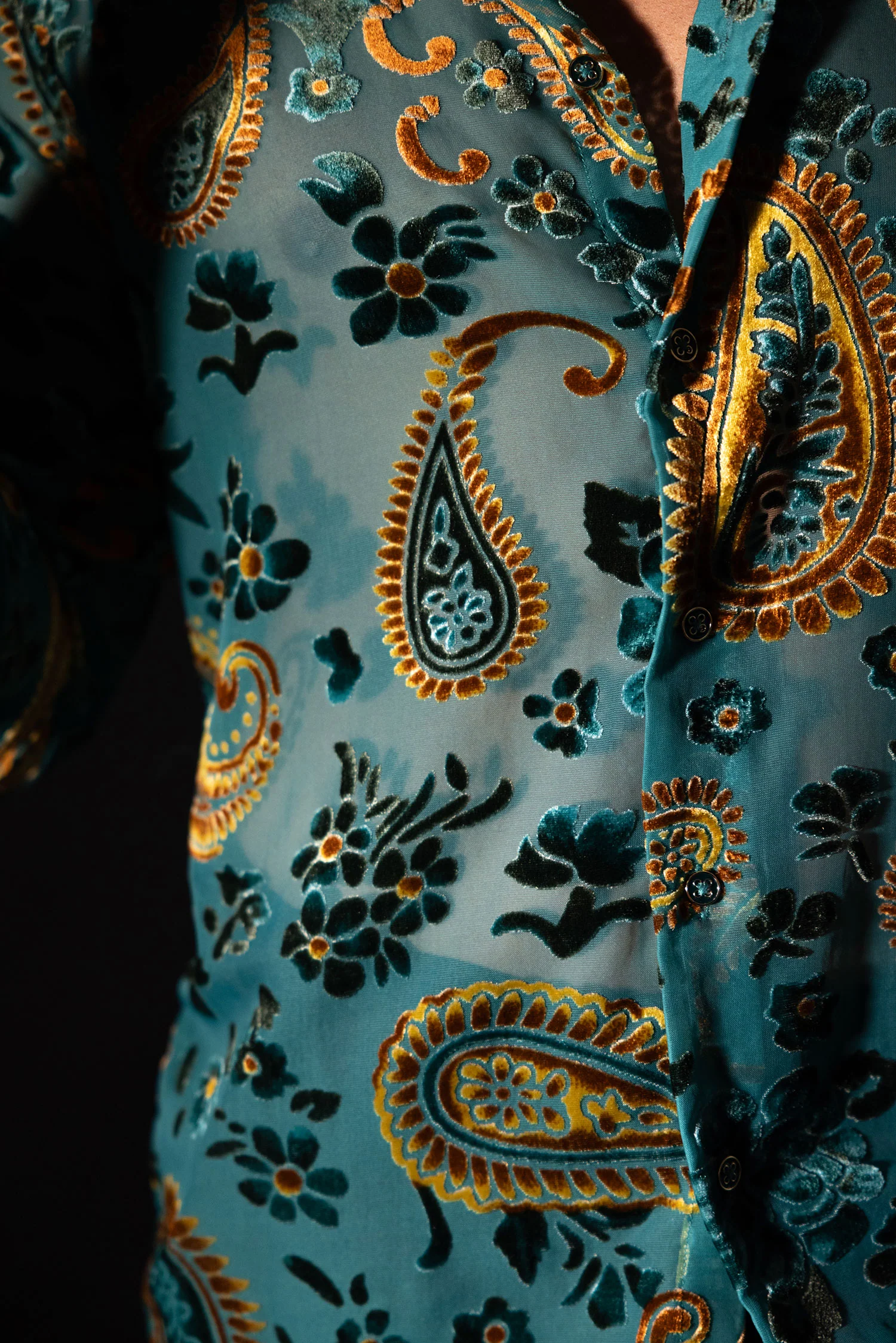 Bund Paisley Long Sleeve Shirt - Image 4