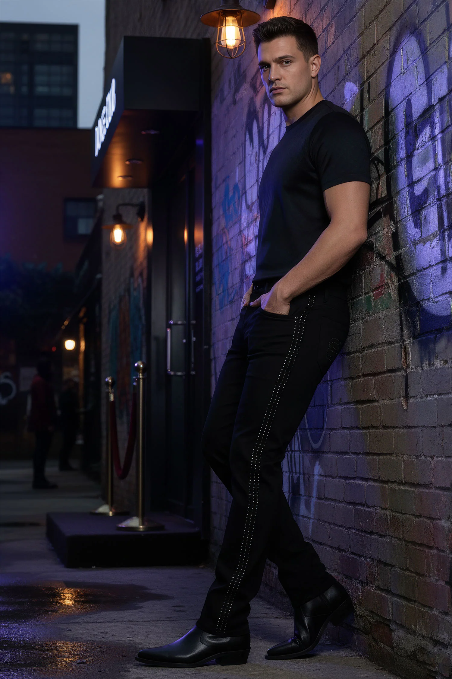 Burma Studded Jeans - Image 3