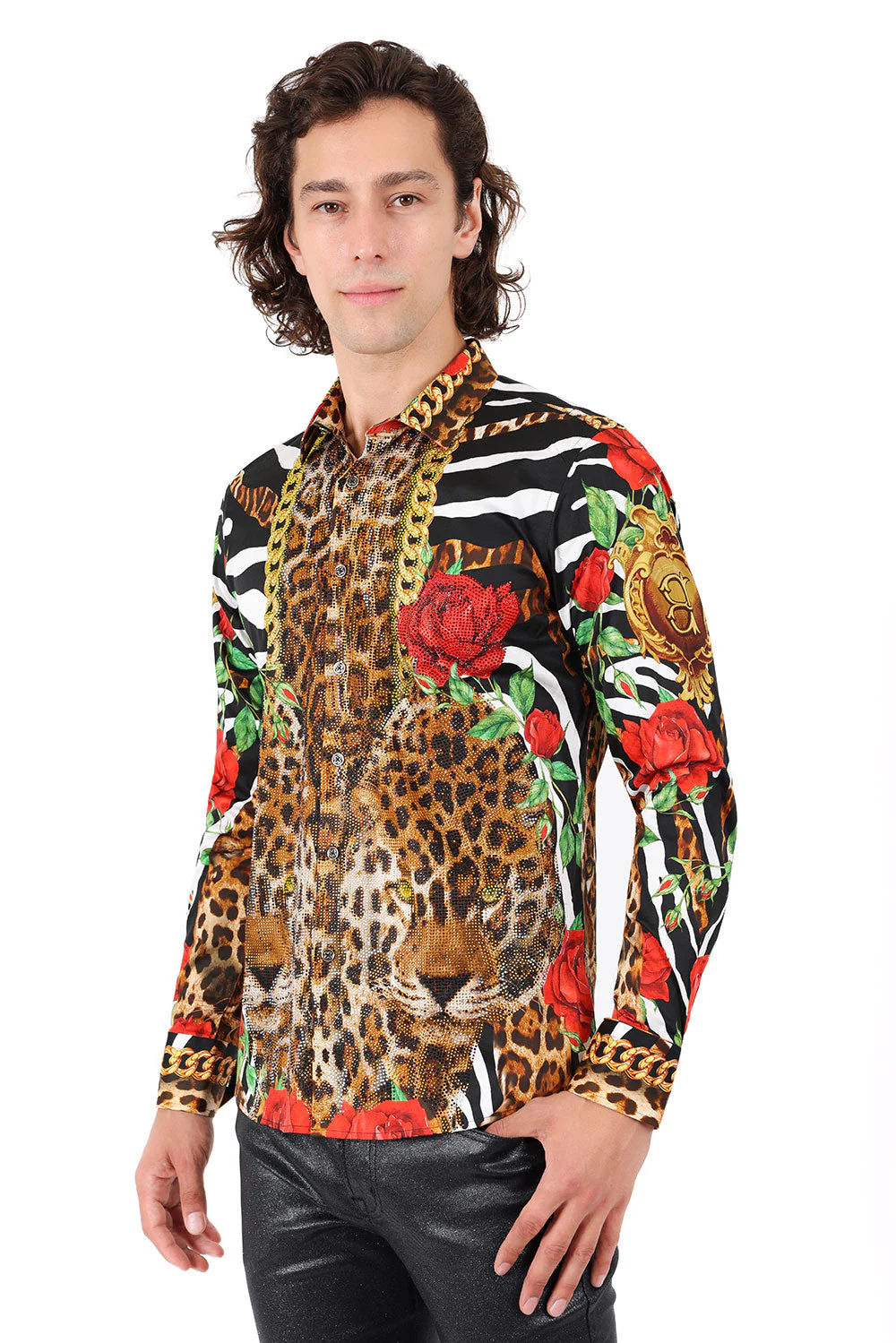 Cape Town Rhinestone Long Sleeve Shirt - Image 4