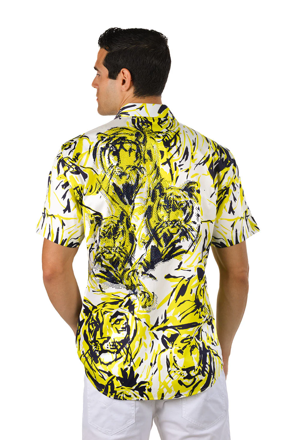 Cats Rhinestone Short Sleeve Shirt - Image 6