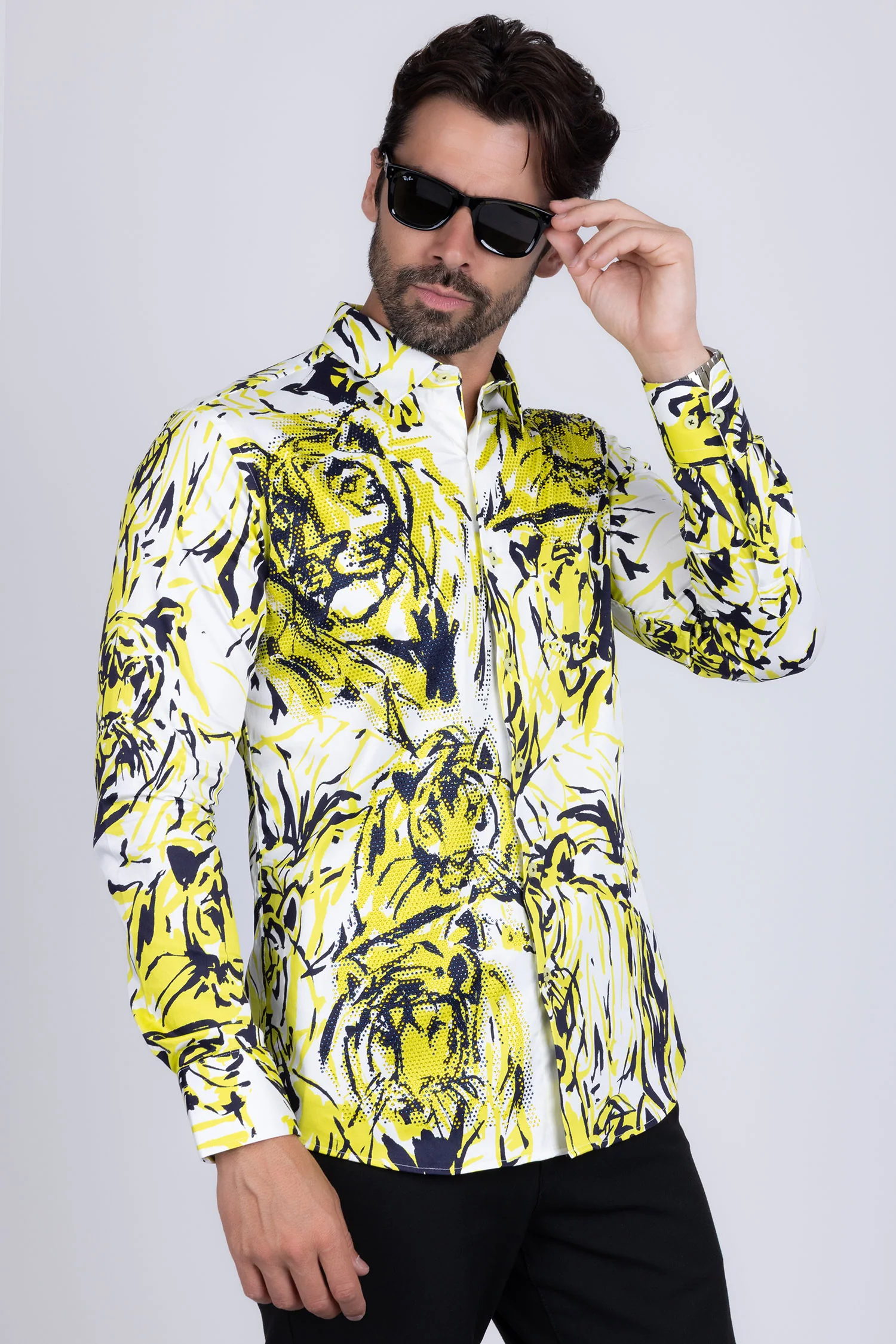 Cats Rhinestone Long Sleeve Shirt - Image 7