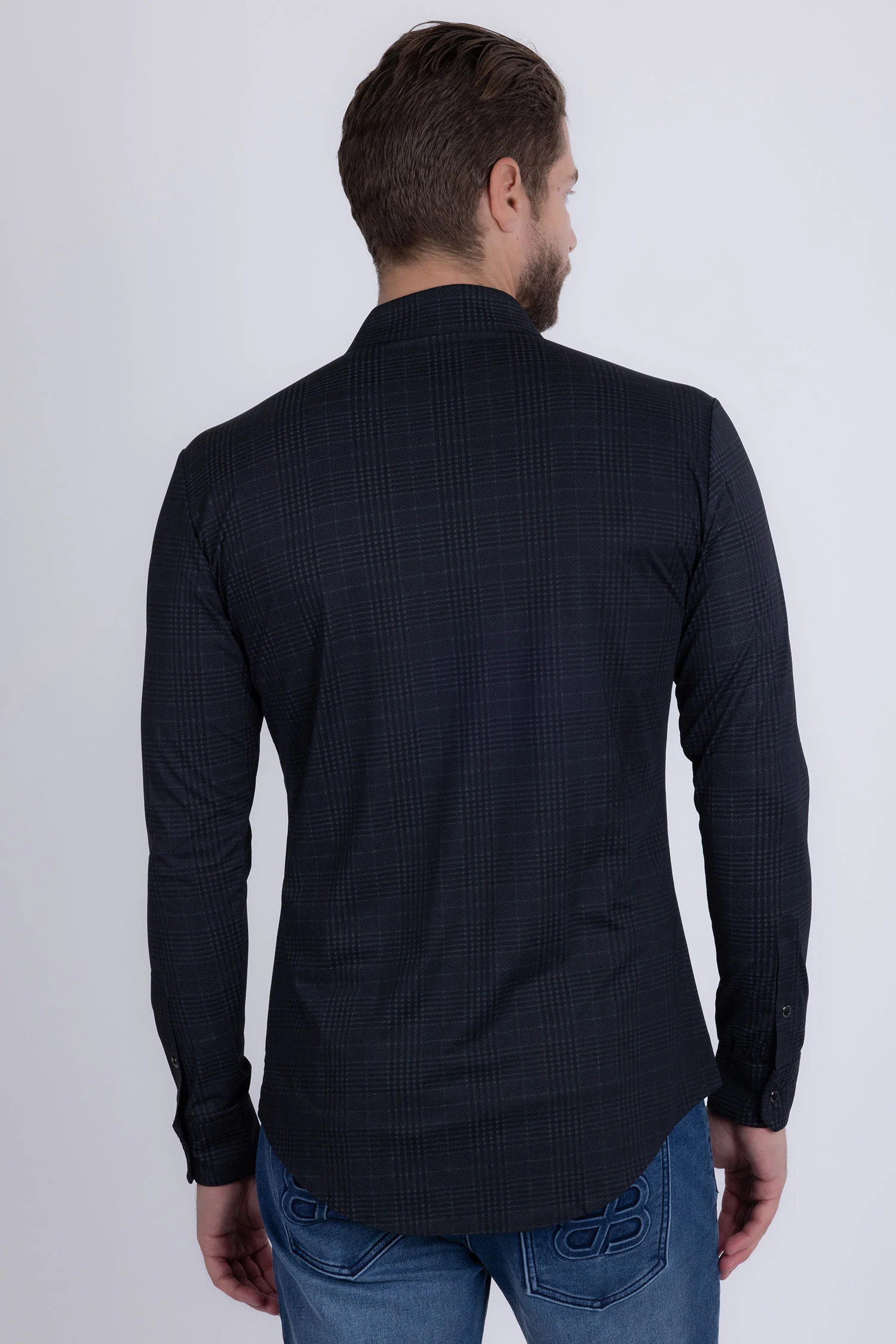 Charing Textured Long Sleeve Shirt - Image 12