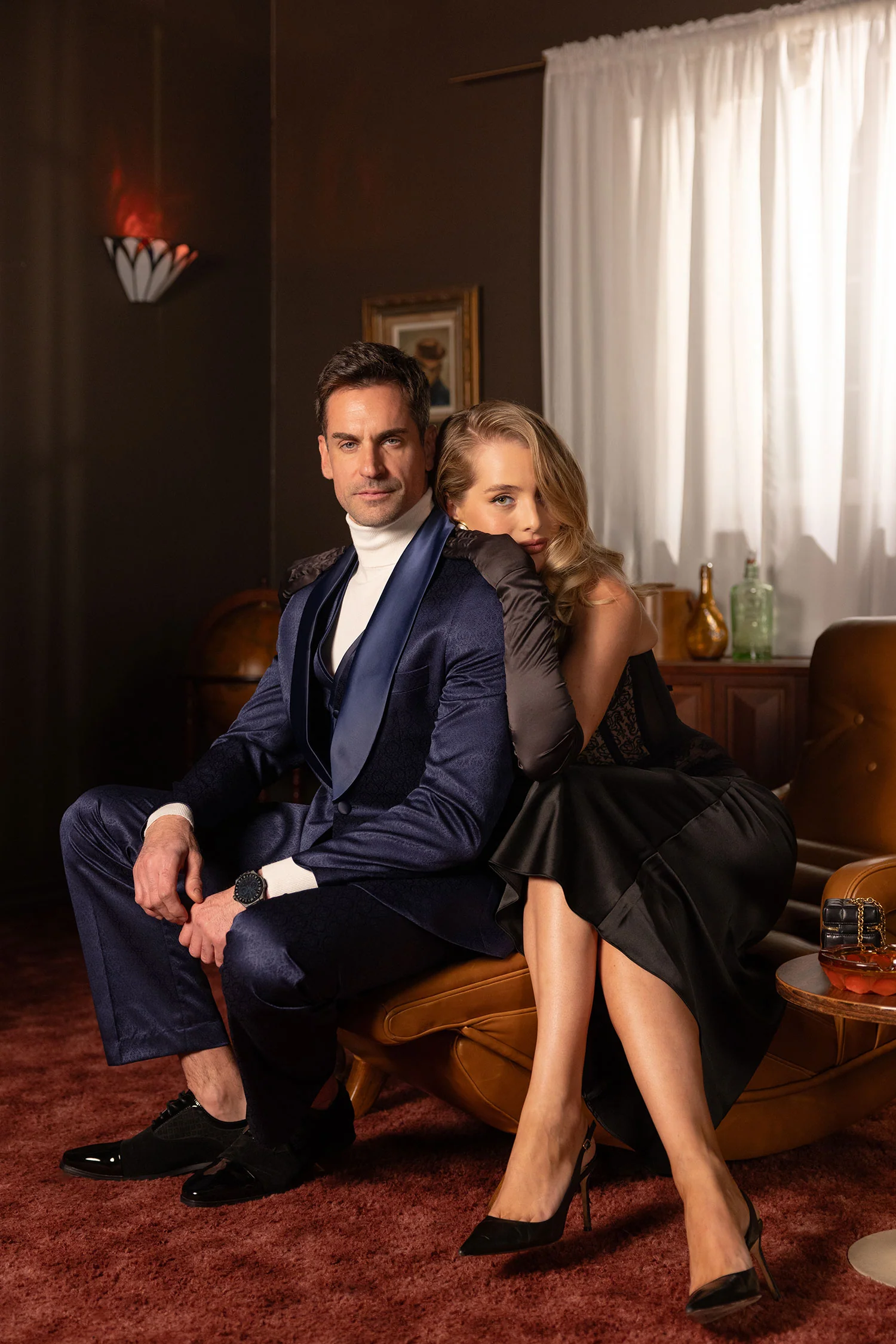 Damask Floral Suit - Image 4