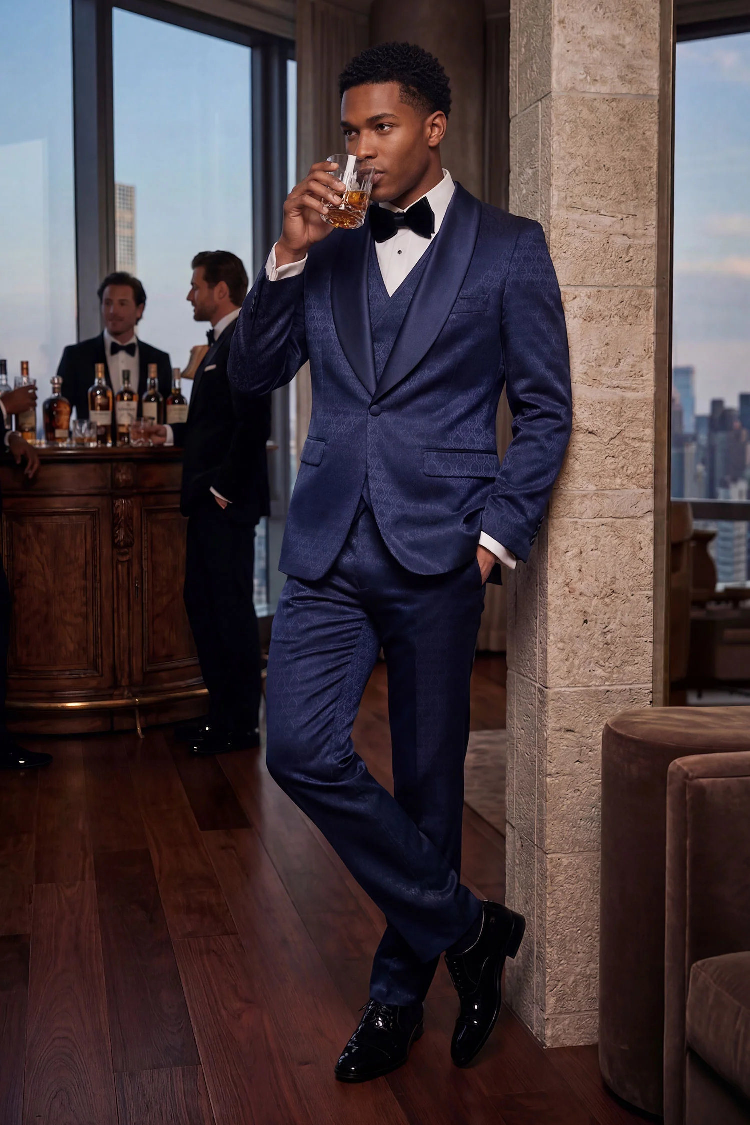 Damask Floral Suit - Image 5