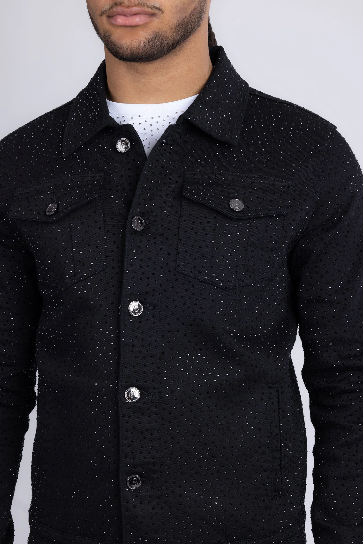 Dolorosa Rhinestone Denim Jacket - Image 21