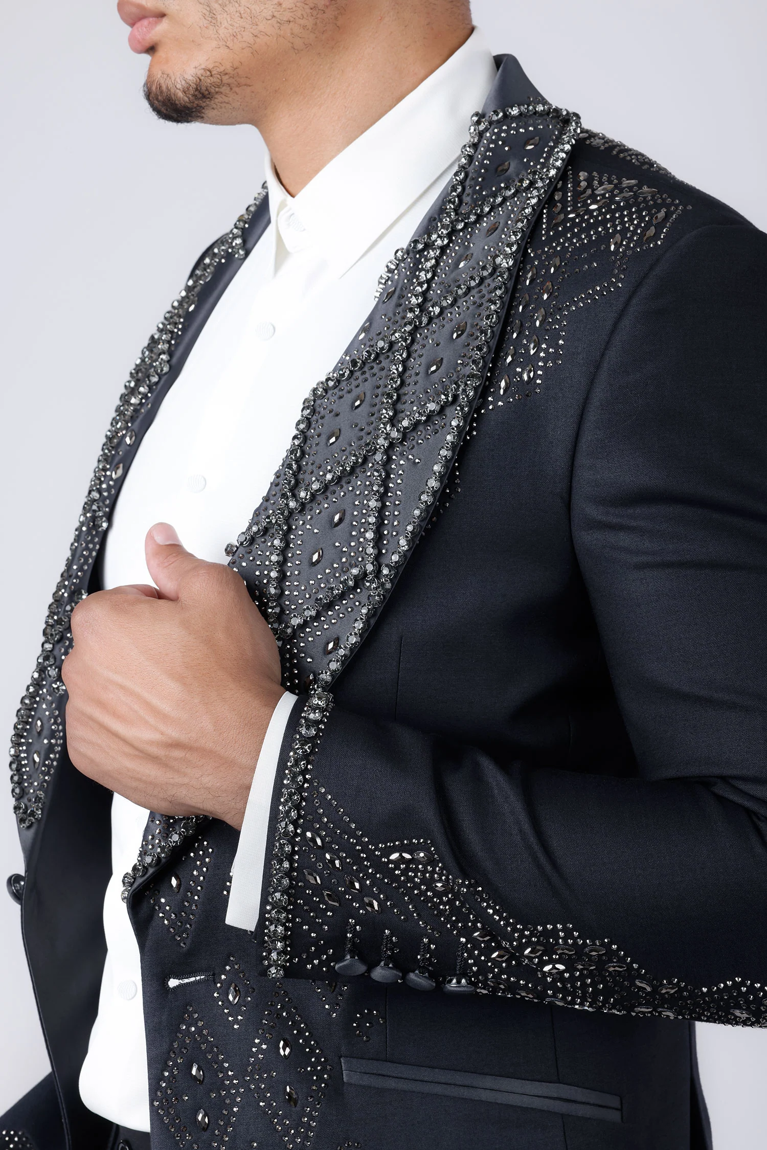 Echohood Rhinestone Blazer - Image 12