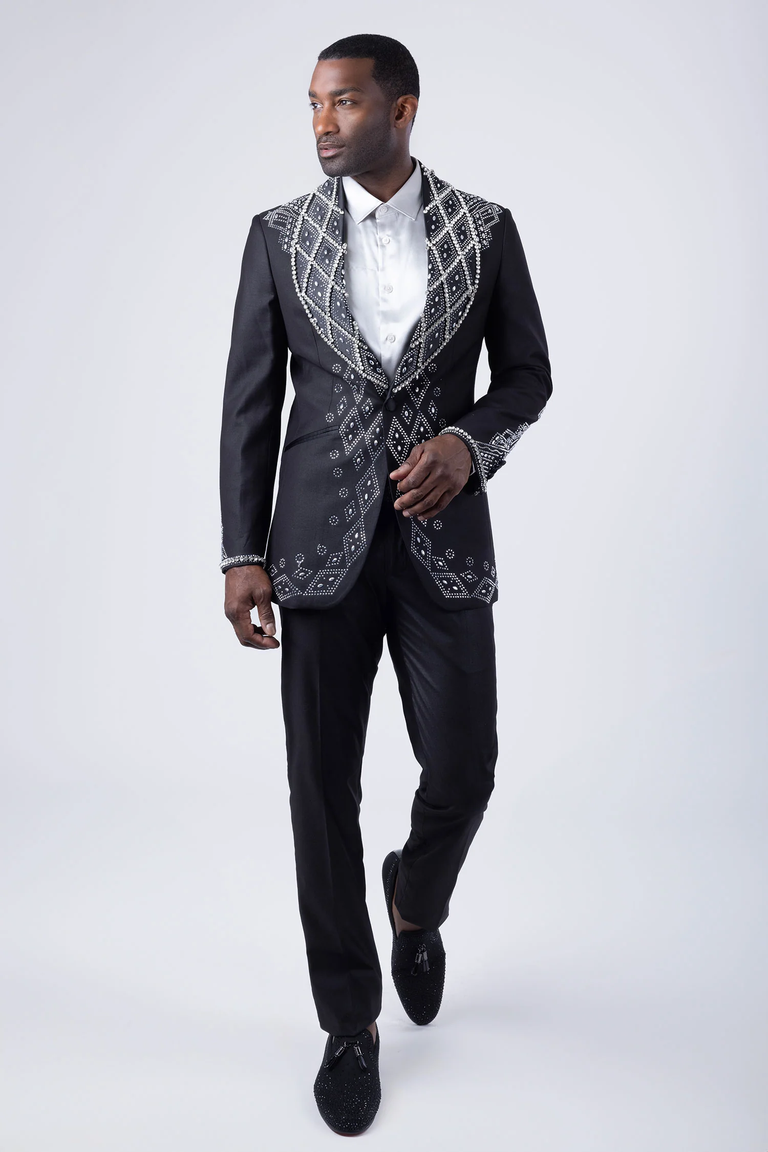 Echohood Rhinestone Blazer - Image 19