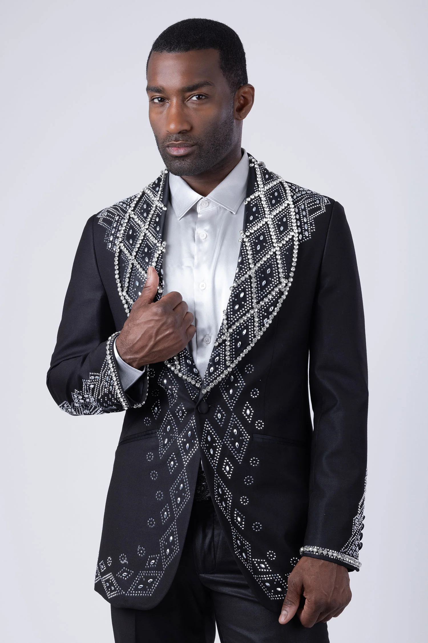 Echohood Rhinestone Blazer - Image 20