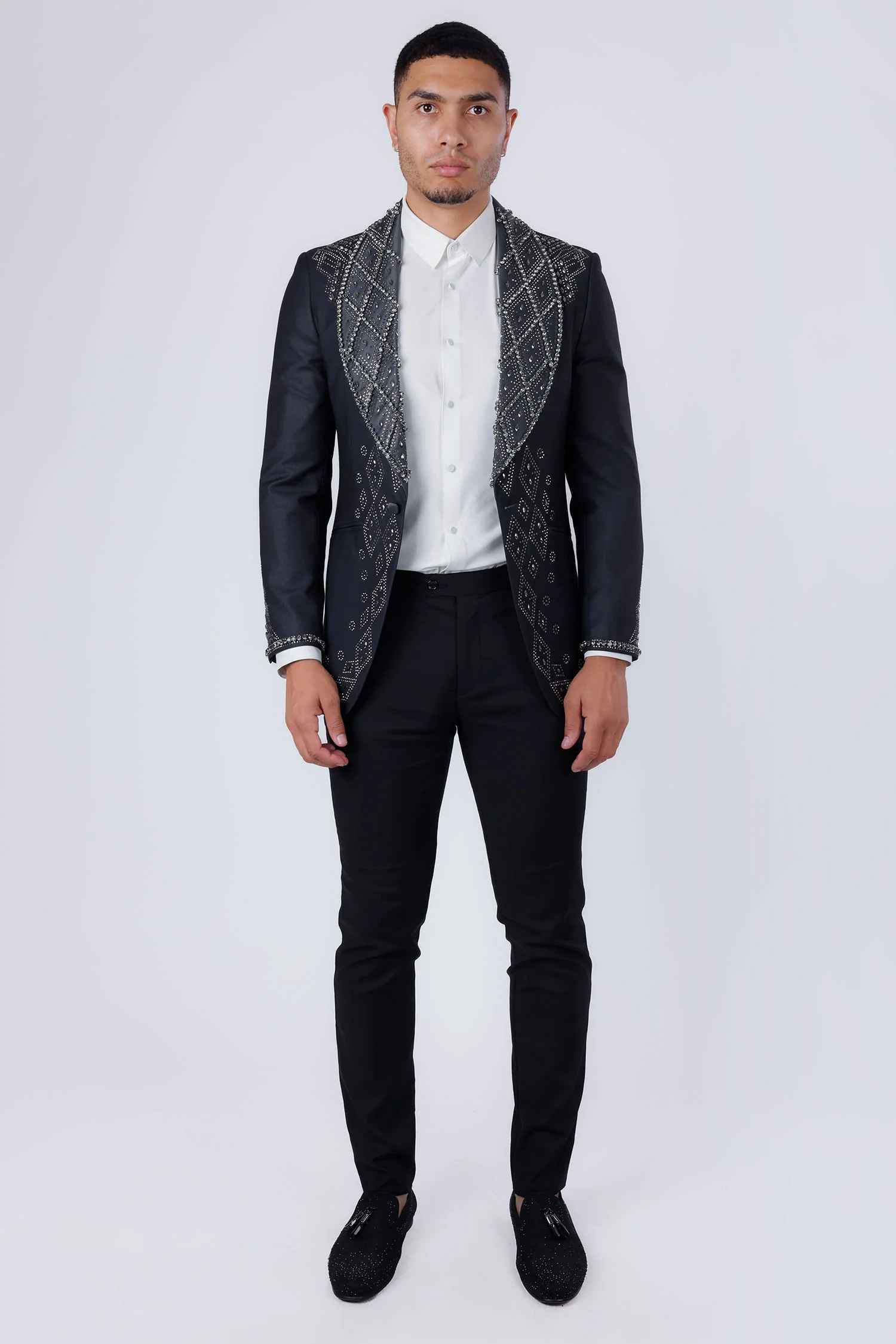 Echohood Rhinestone Blazer - Image 9