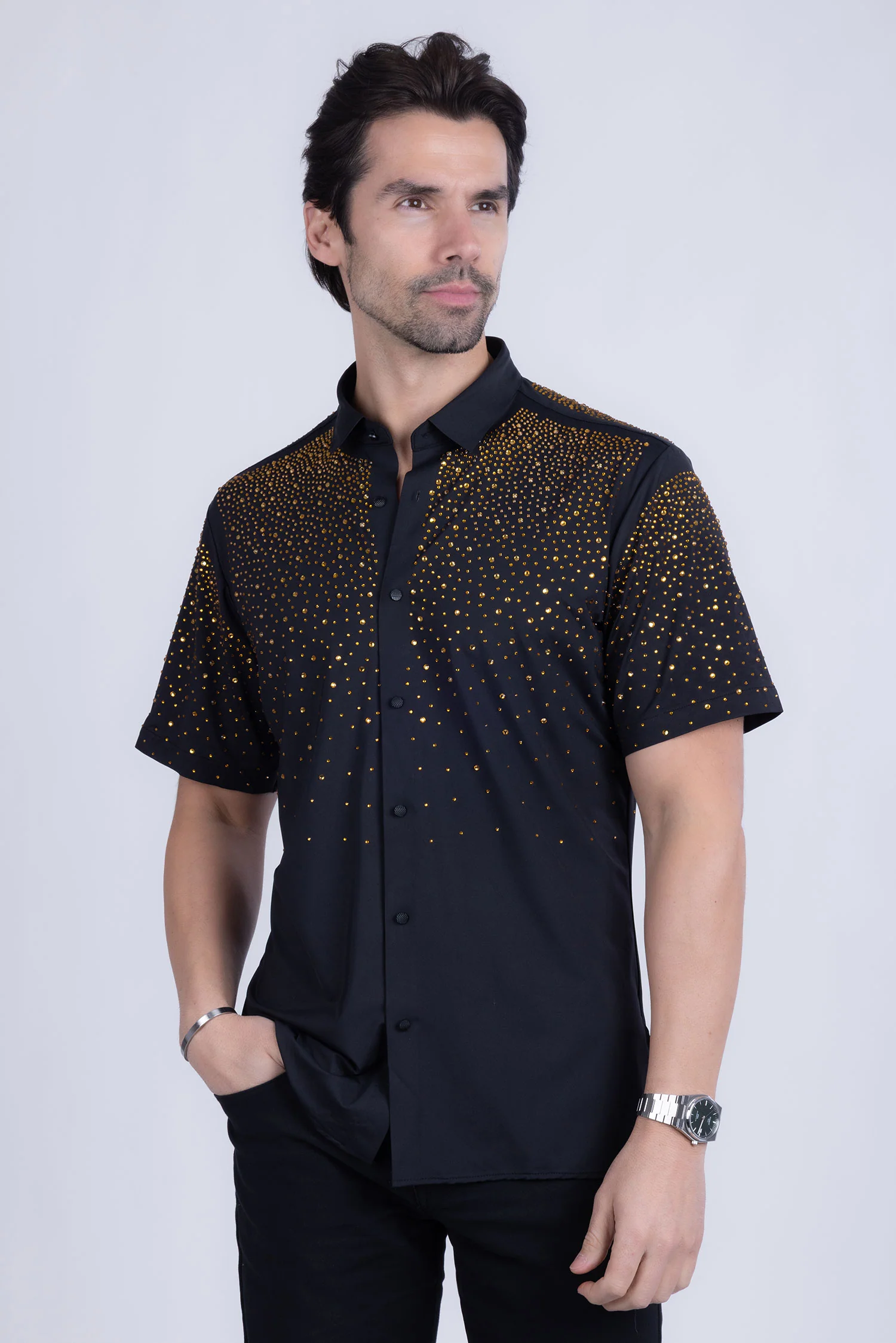 Edgy Bandwagon Short Sleeve Shirts - Image 10