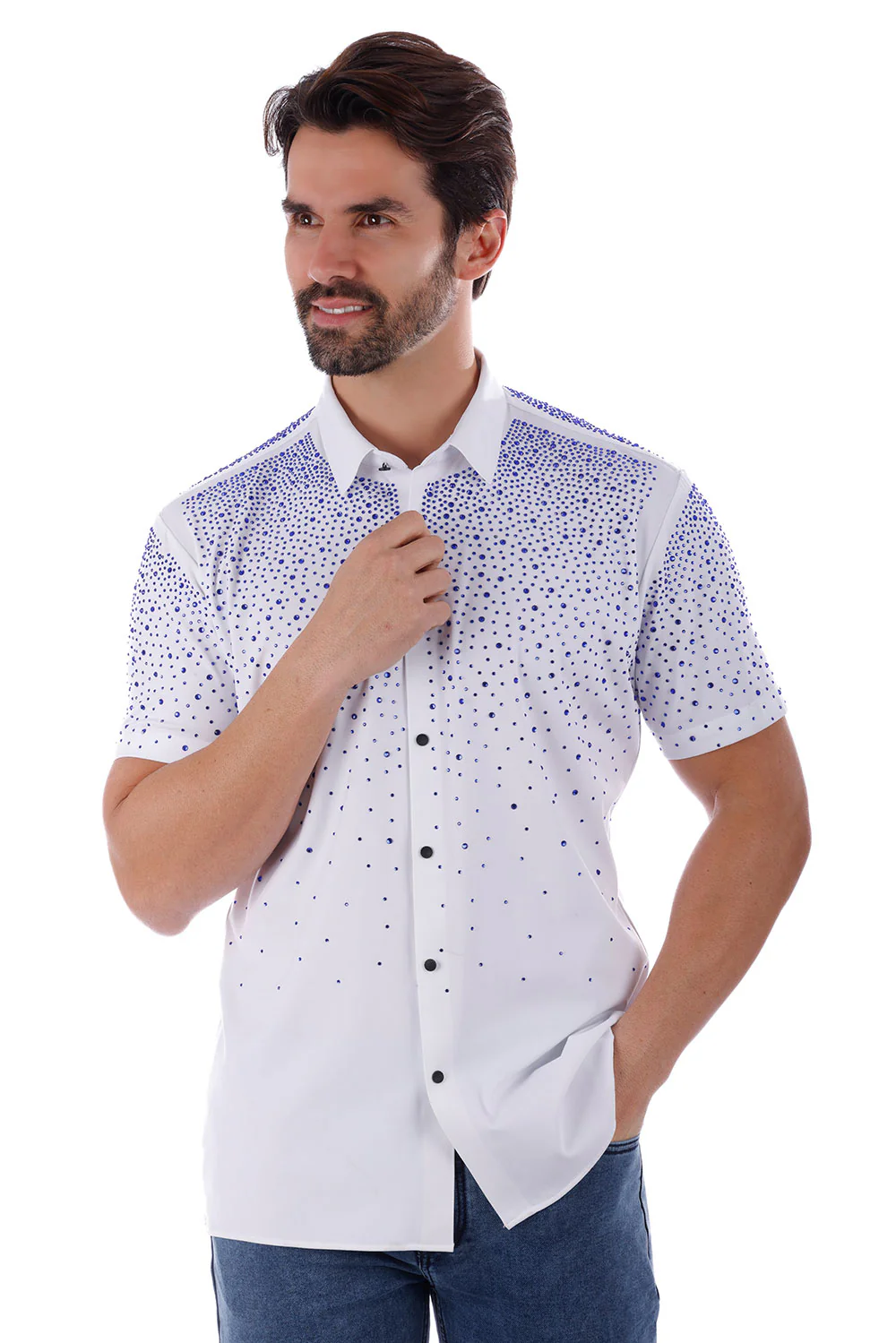 Edgy Bandwagon Short Sleeve Shirts - Image 28