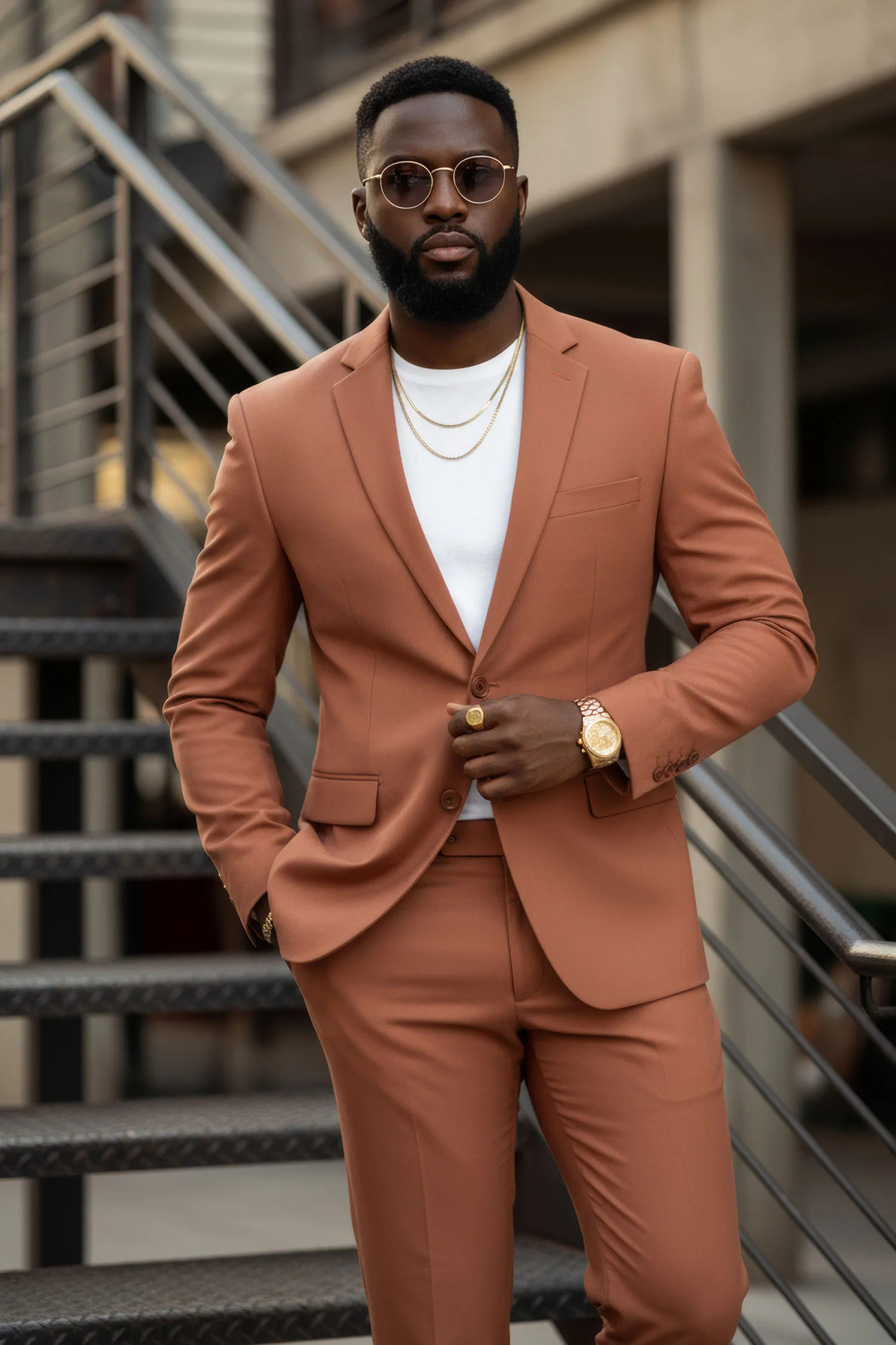 Endless Brushed Cotton Suit - Image 6