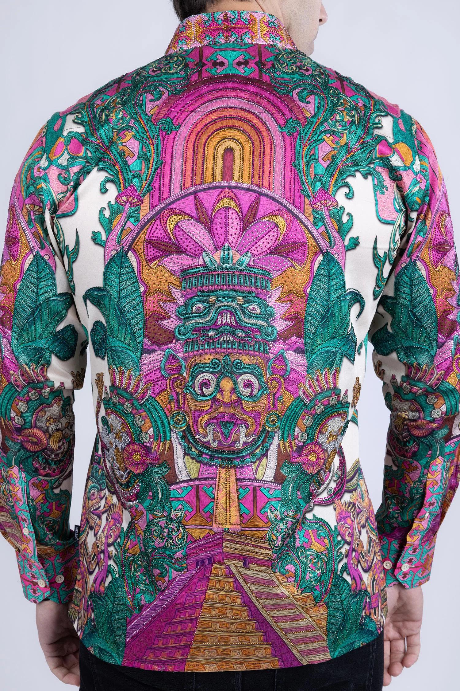 Flickerkilt Rhinestone Long Sleeve Shirt - Image 23