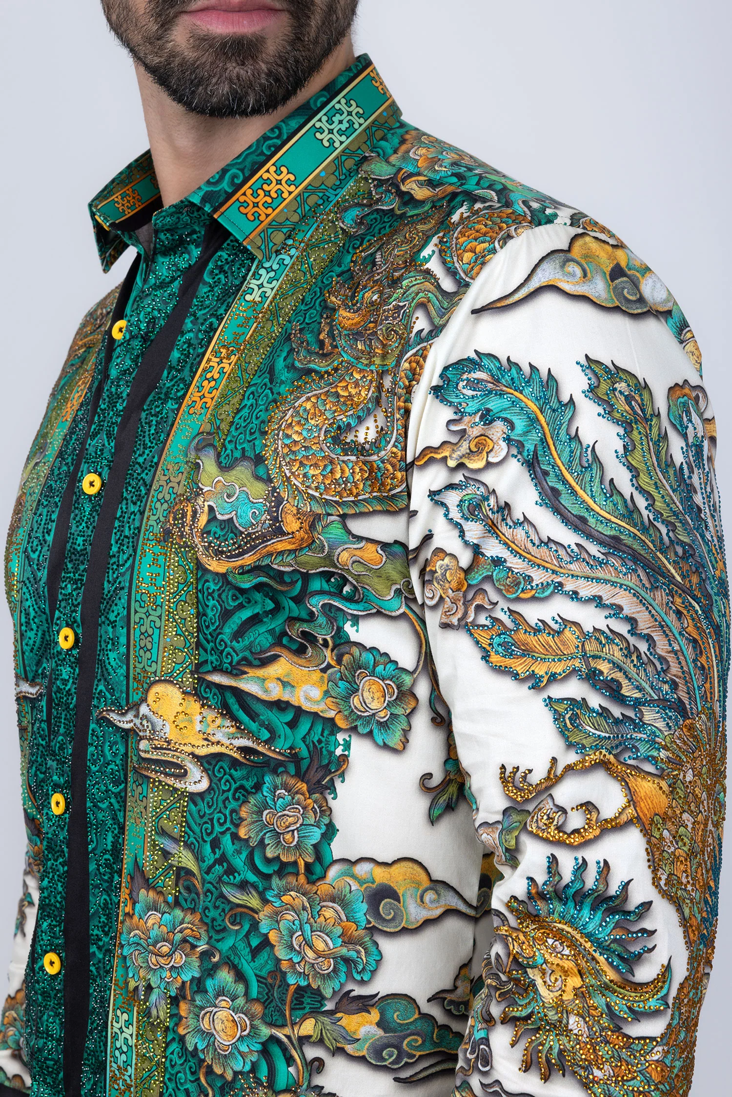 Flitstitch Rhinestone Long Sleeve Shirt - Image 12