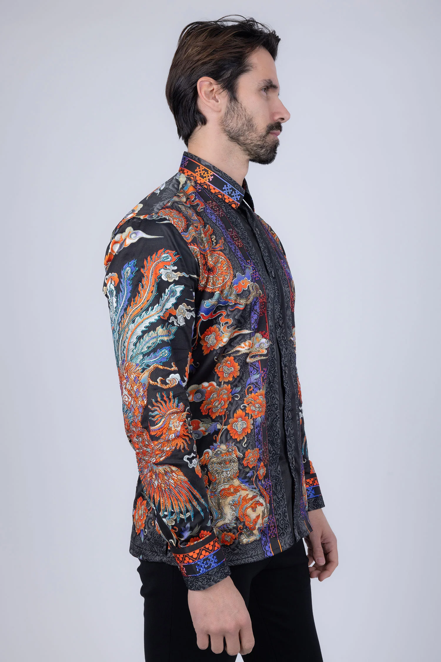 Flitstitch Rhinestone Long Sleeve Shirt - Image 16