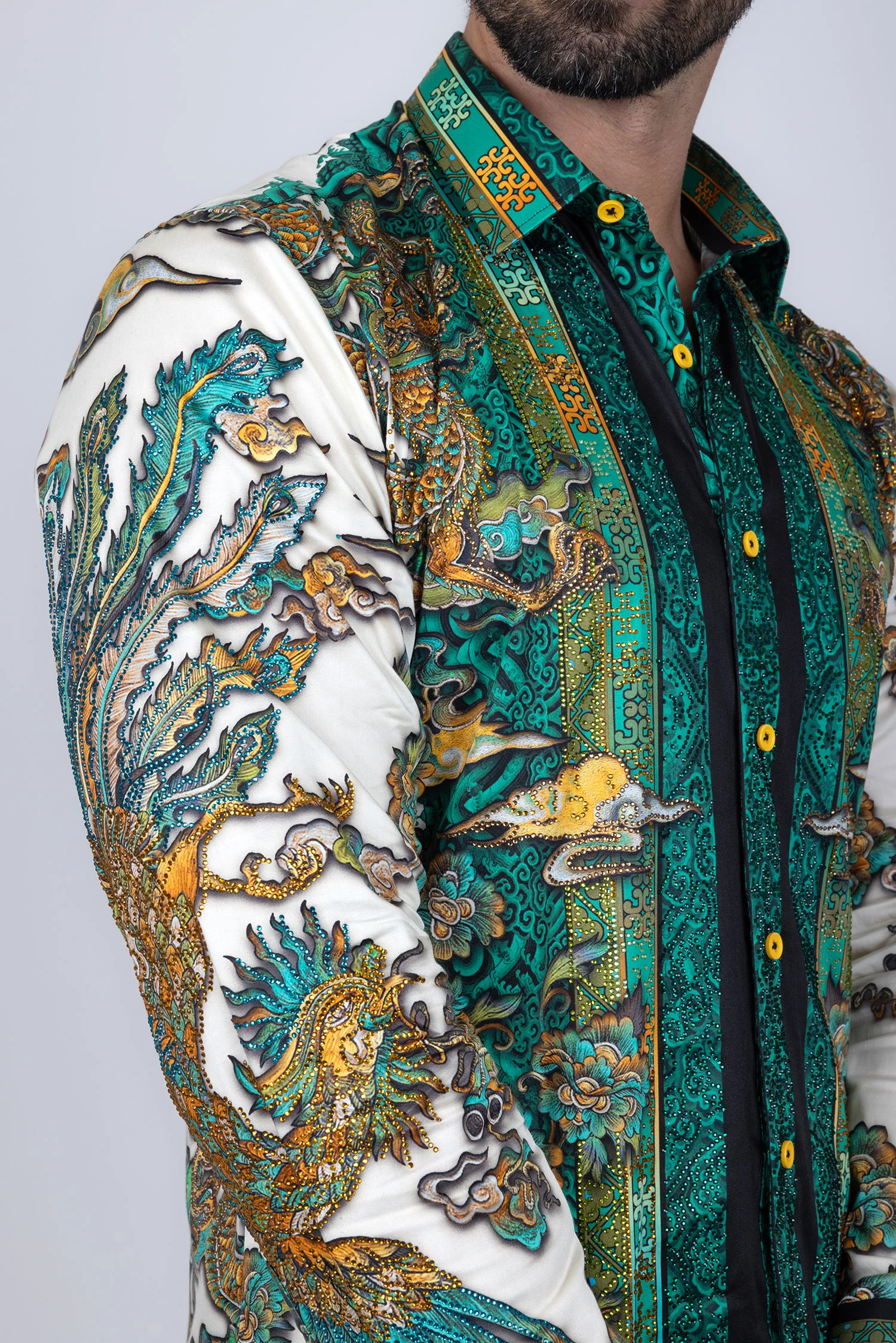 Flitstitch Rhinestone Long Sleeve Shirt - Image 9