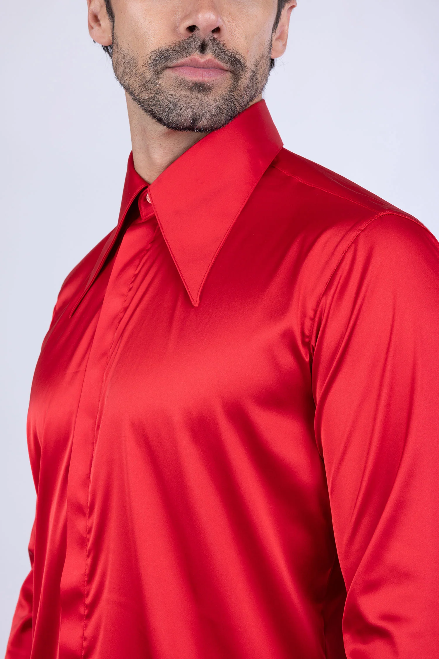 Frillspear Shiny Long Sleeve Shirt - Image 4