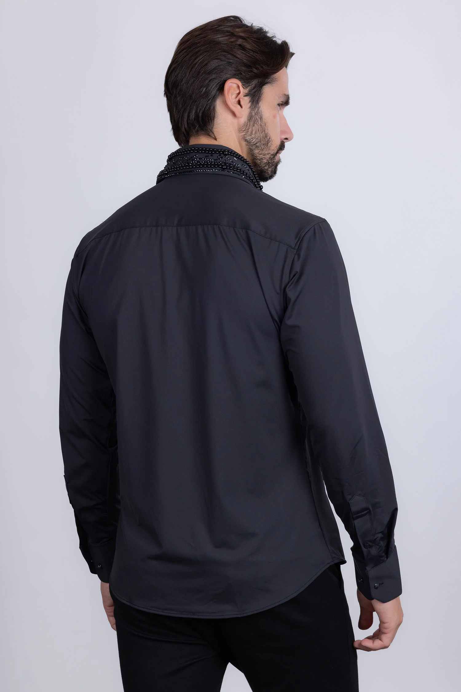 Ginza Rhinestone Long Sleeve Shirt - Image 14