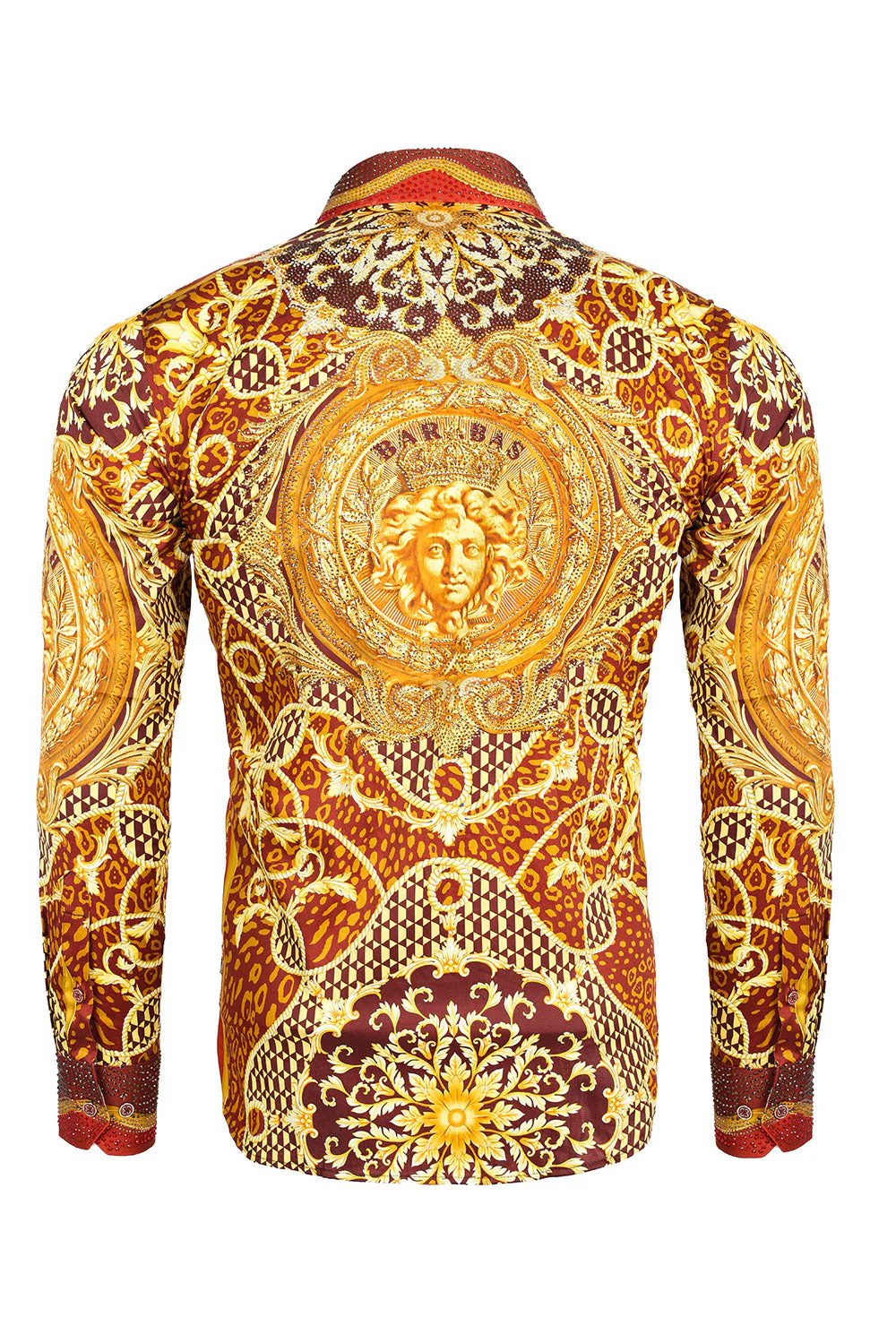 Glance of Medusa Rhinestone Long Sleeve Shirt - Image 9