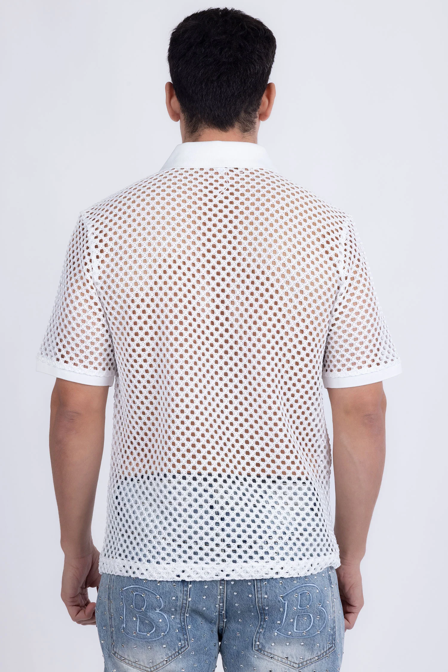 Glintform See Through Polo Shirt - Image 8