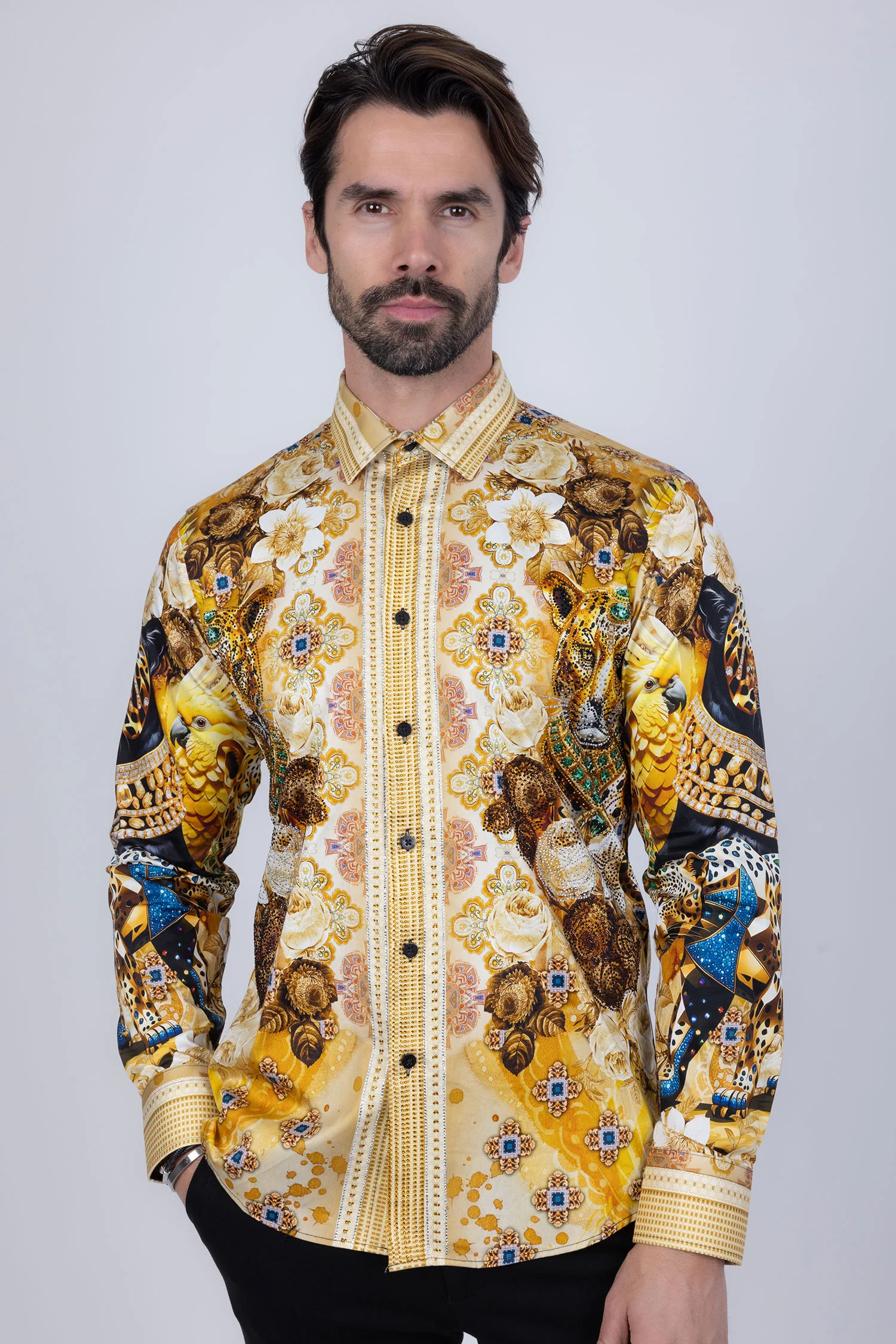 Glowgaiter Rhinestone Long Sleeve Shirt - Image 18