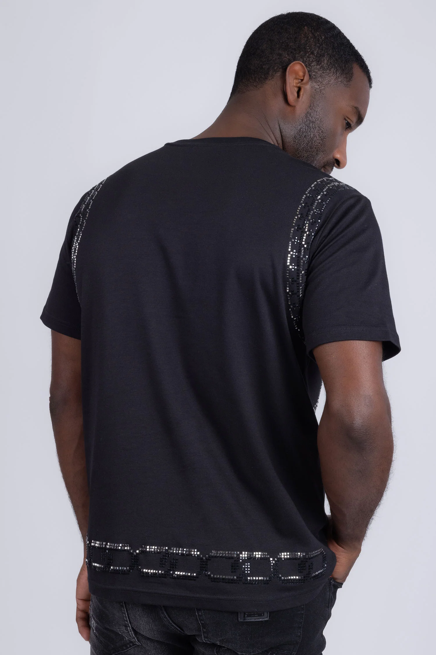 Gyves Rhinestone T-Shirt - Image 7