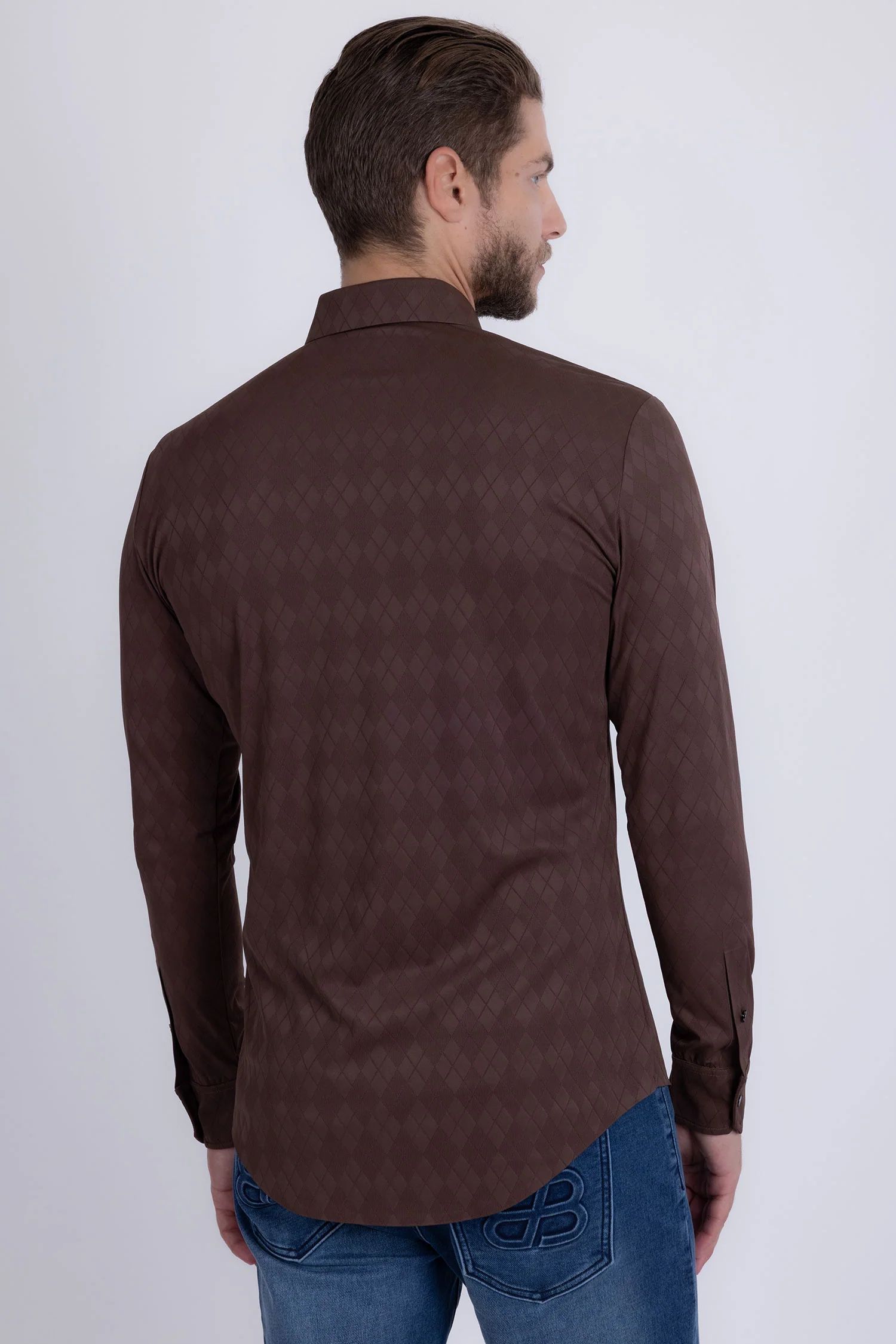 Hamburg Patterned Long Sleeve Shirt - Image 5