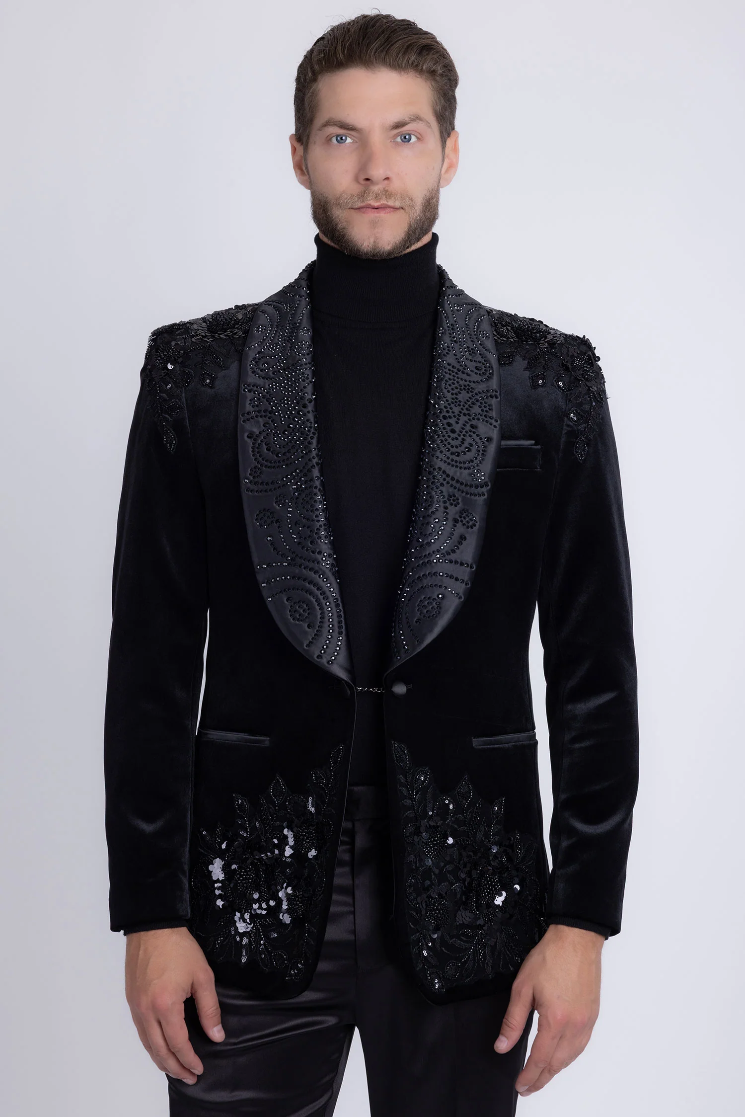 Imperial Garden Rhinestone Blazer - Image 4