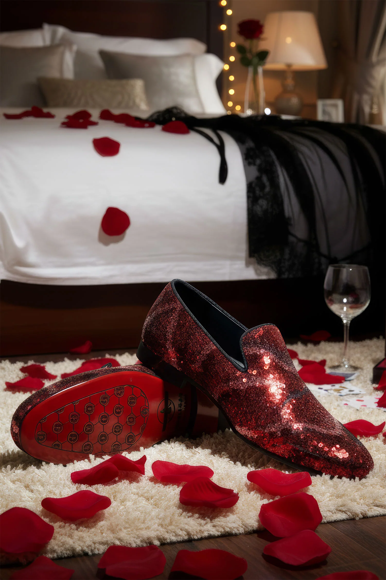 Jakarta Sequin Loafers Shoes - Image 3